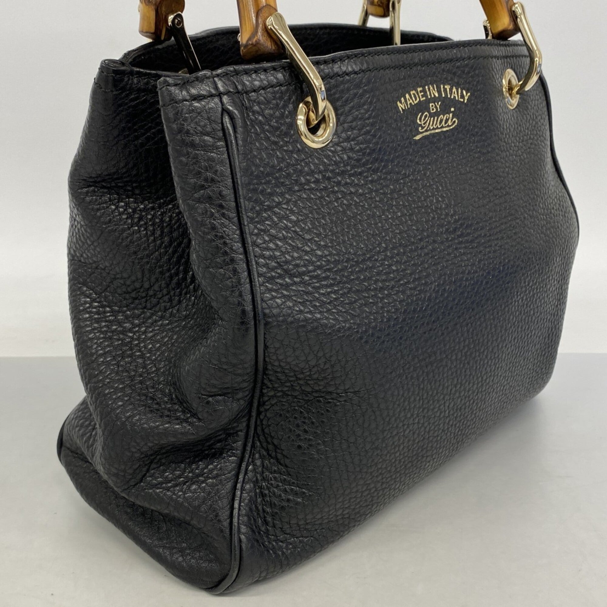 Gucci Black Leather Handbag (Pre-Owned)
