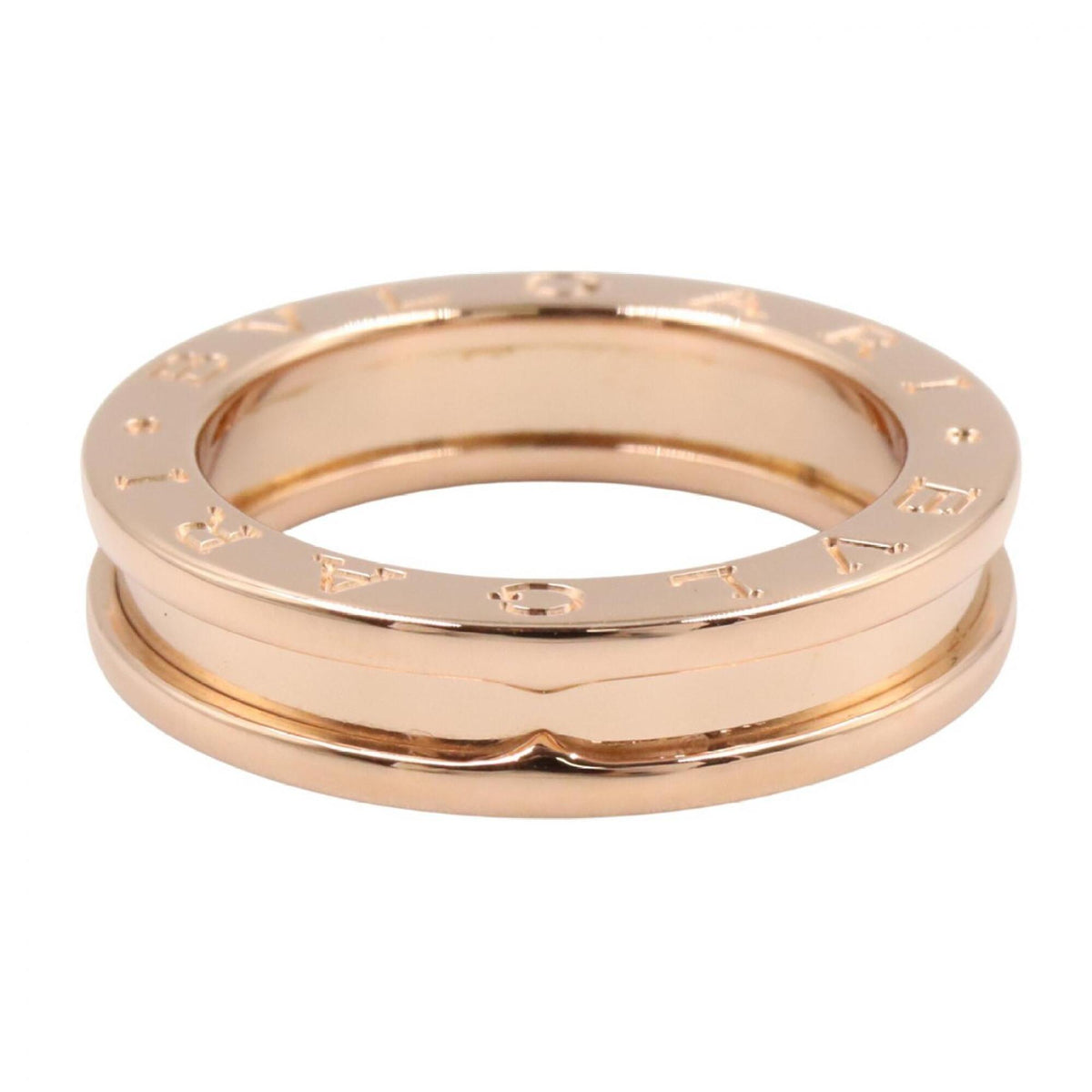 Bvlgari Gold Pink Gold (18K) Band Ring (Pre-Owned)