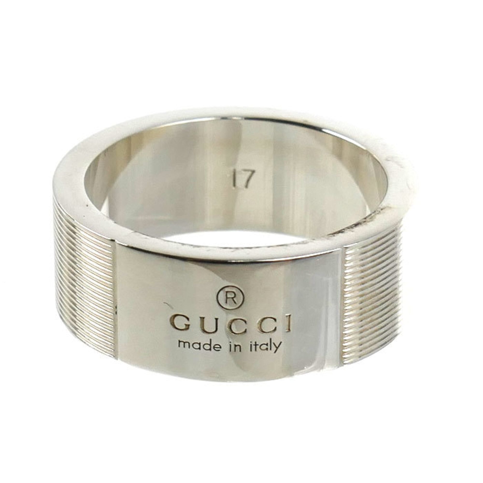 Gucci Silver 925 Band Ring (Pre-Owned)