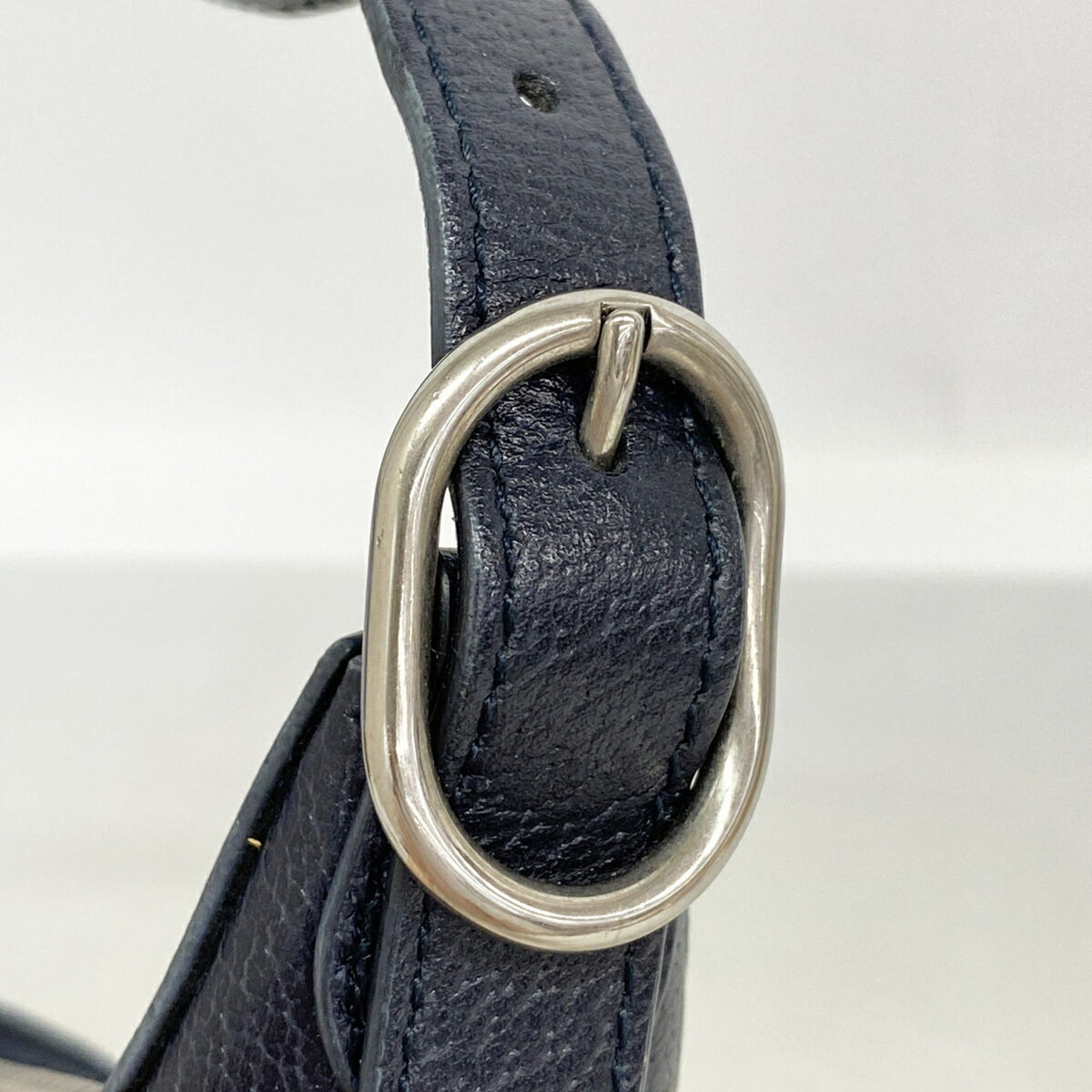 Gucci Beige Navy Pvc Shoulder Bag (Pre-Owned)