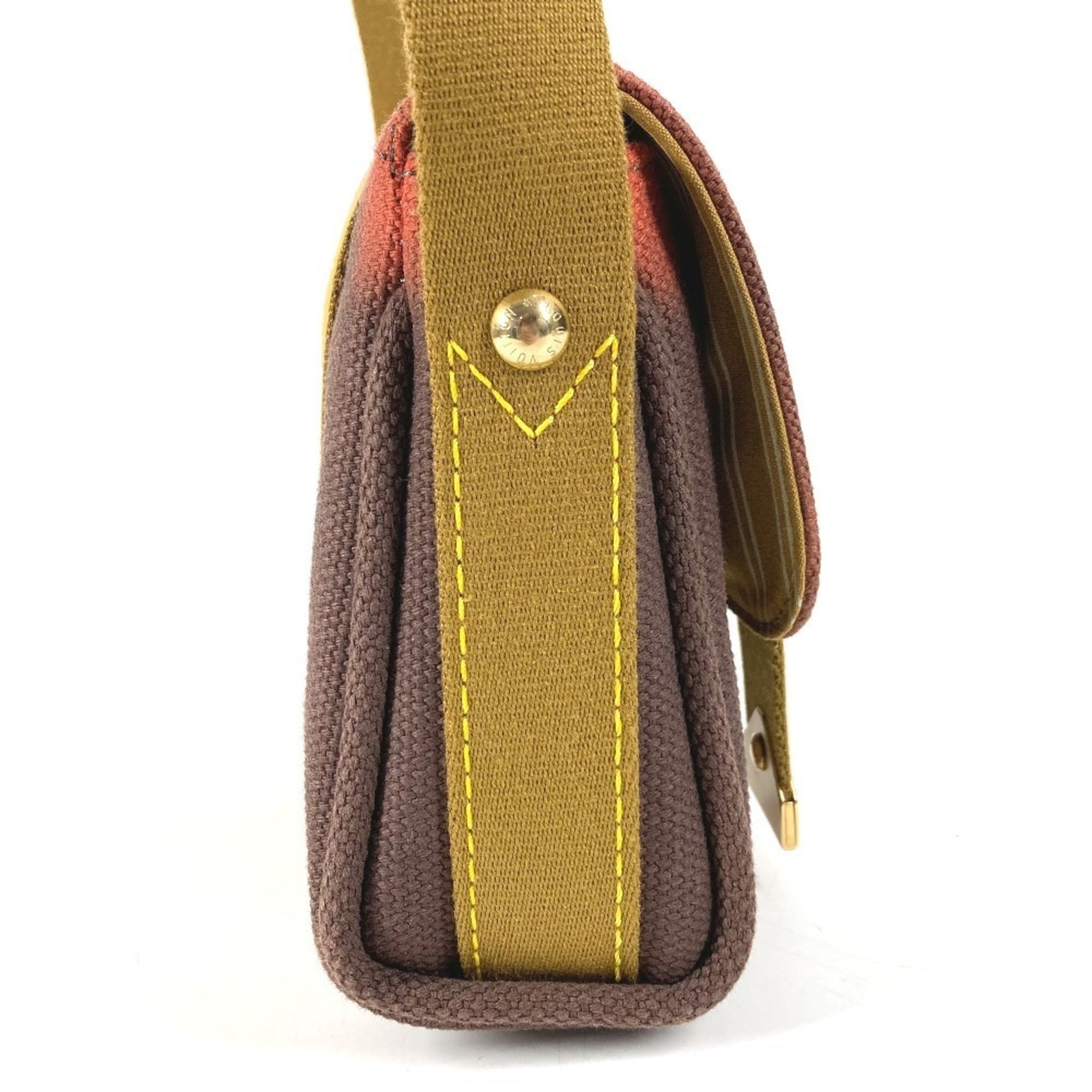 Louis Vuitton Brown Canvas Shoulder Bag (Pre-Owned)
