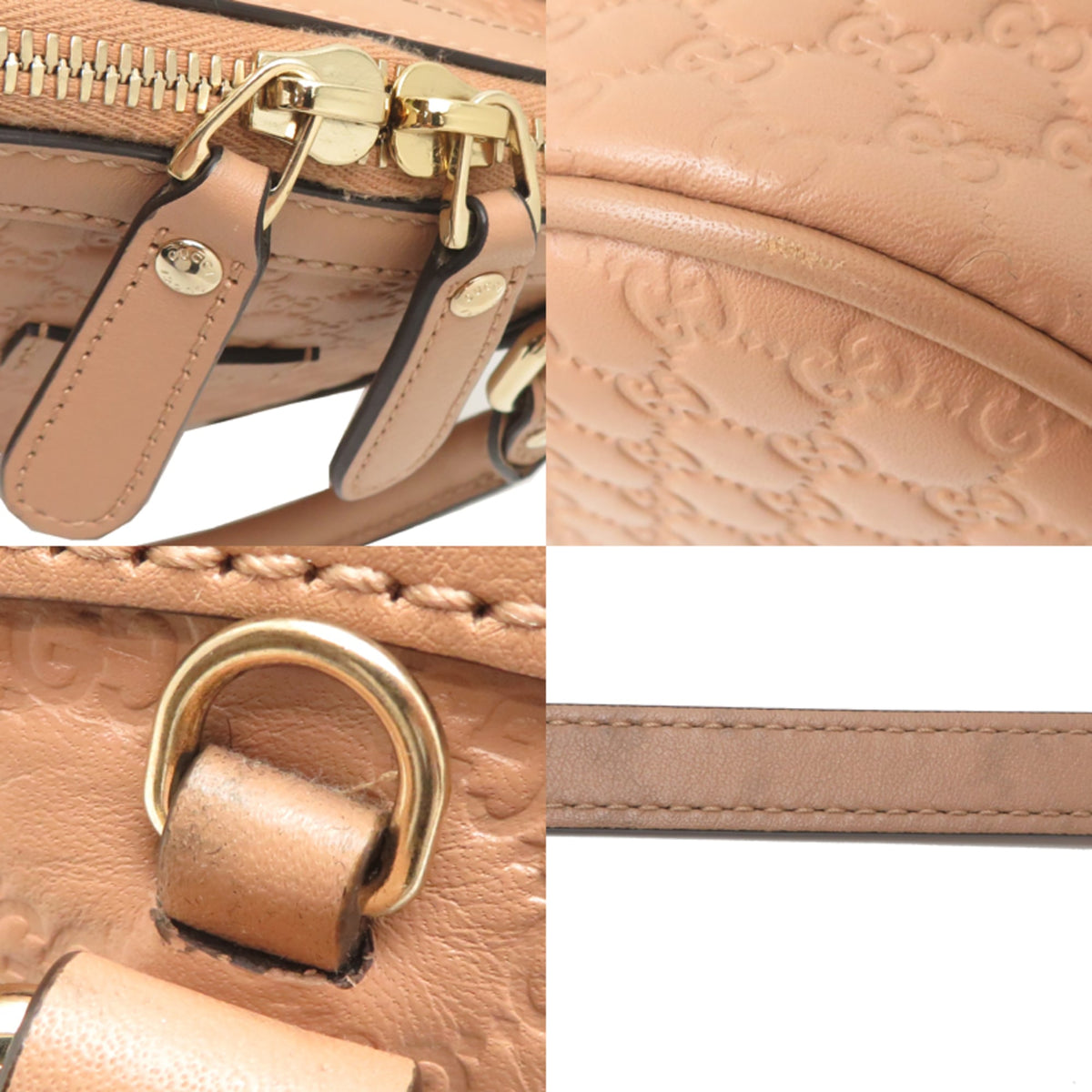 Gucci Beige Leather Handbag (Pre-Owned)