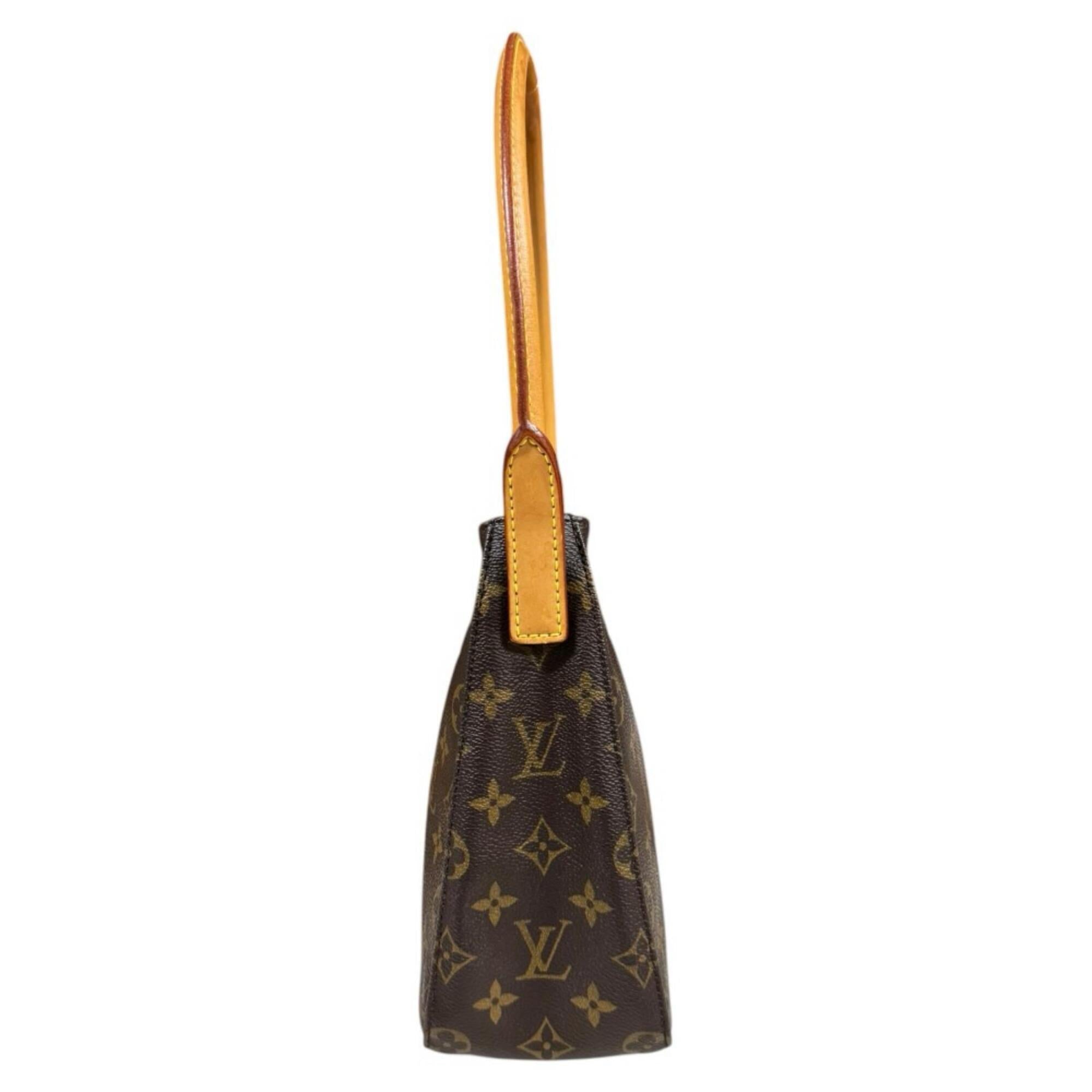Louis Vuitton Brown Monogram Canvas Shoulder Bag (Pre-Owned)