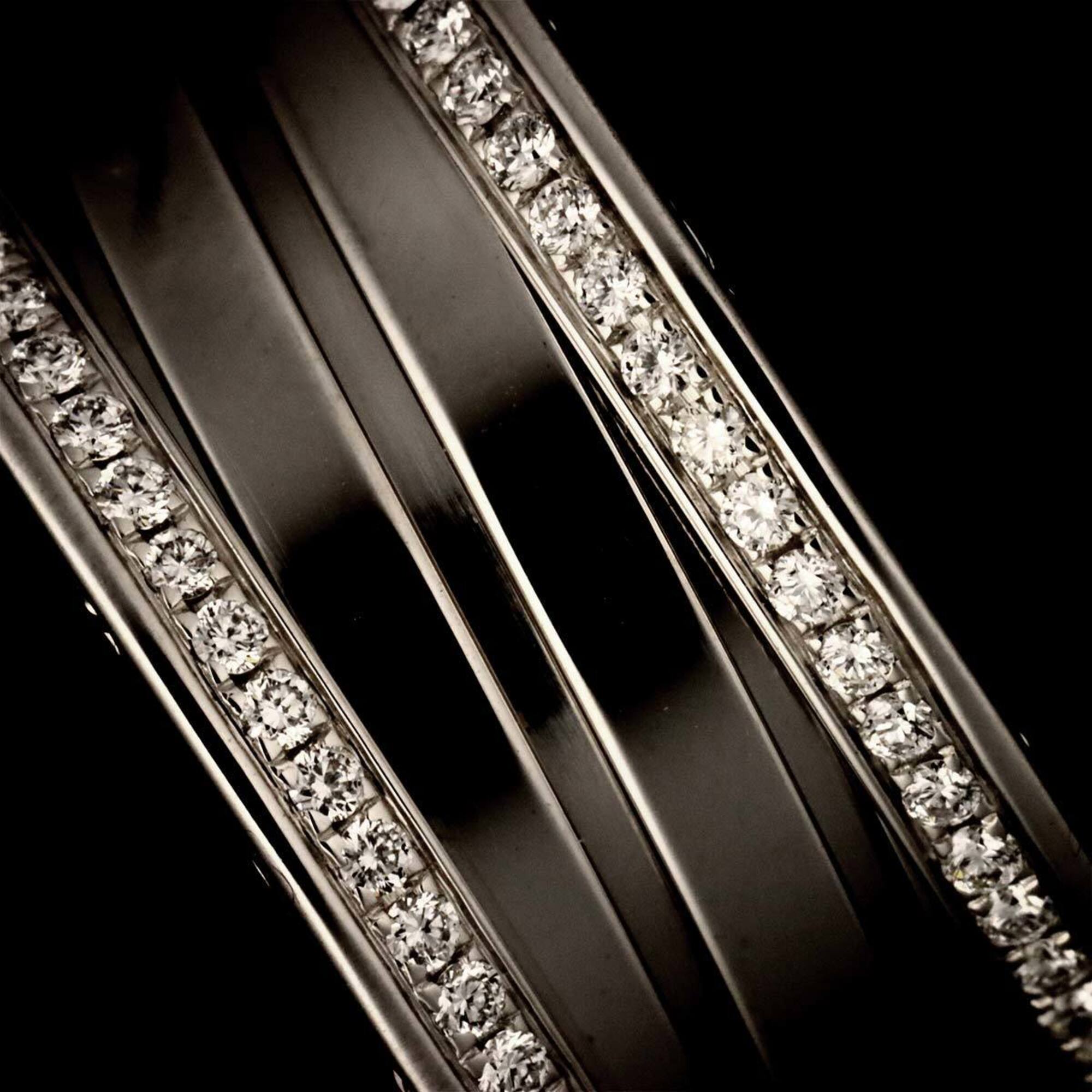 Bvlgari White Gold (18K) Band Ring (Pre-Owned)