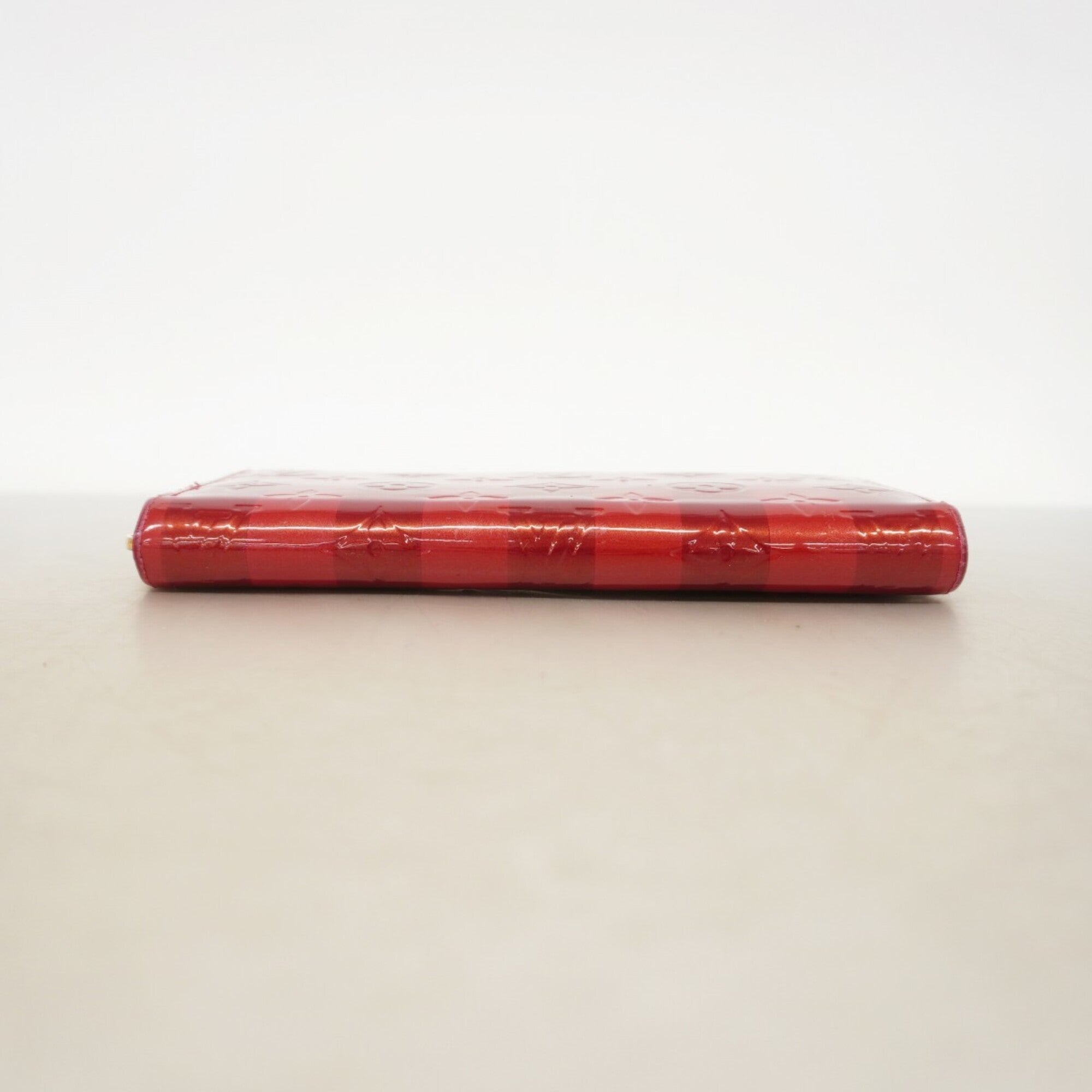 Louis Vuitton Red Color Long Wallet (Bi-Fold) (Pre-Owned)