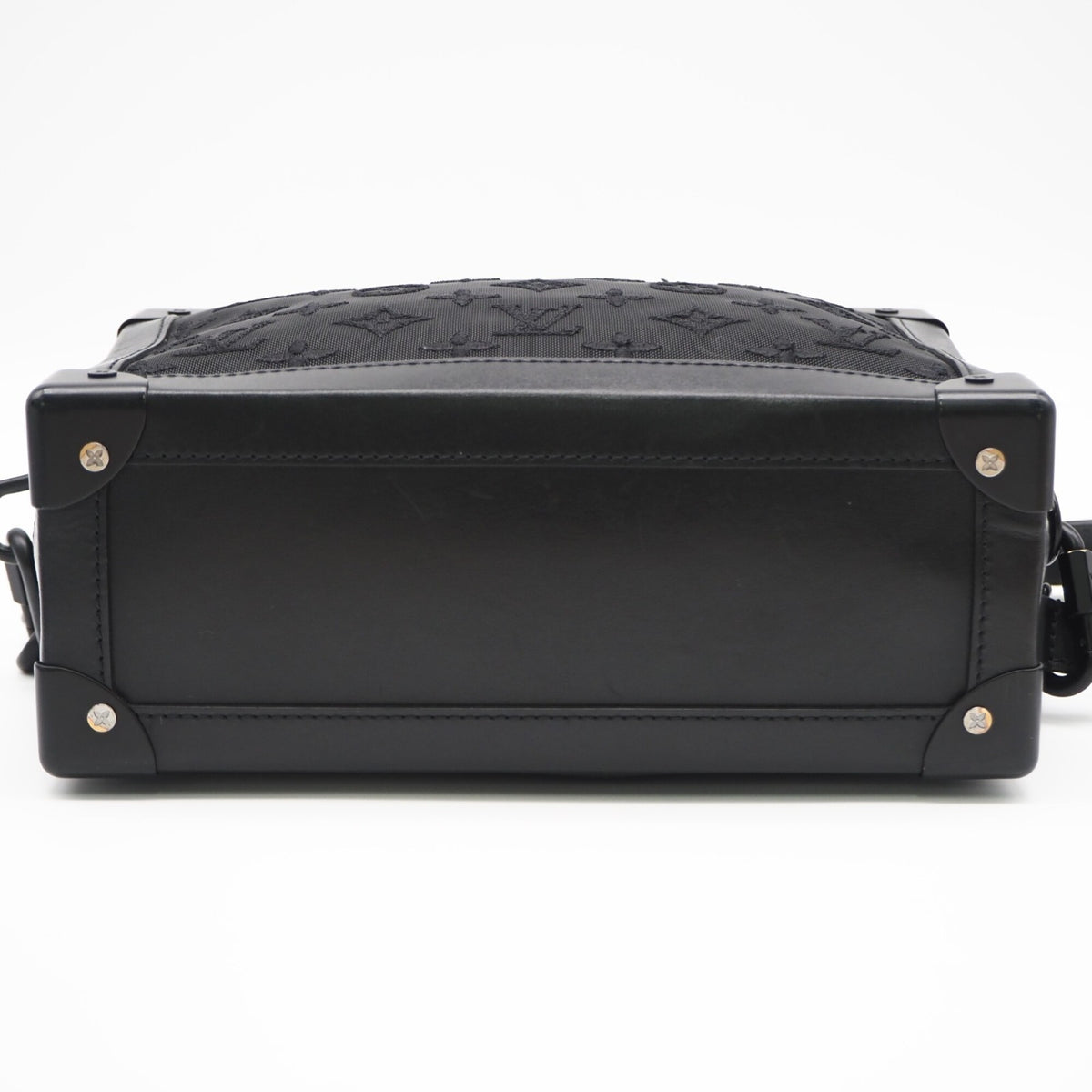 Louis Vuitton Black Mesh Leather Shoulder Bag (Pre-Owned)