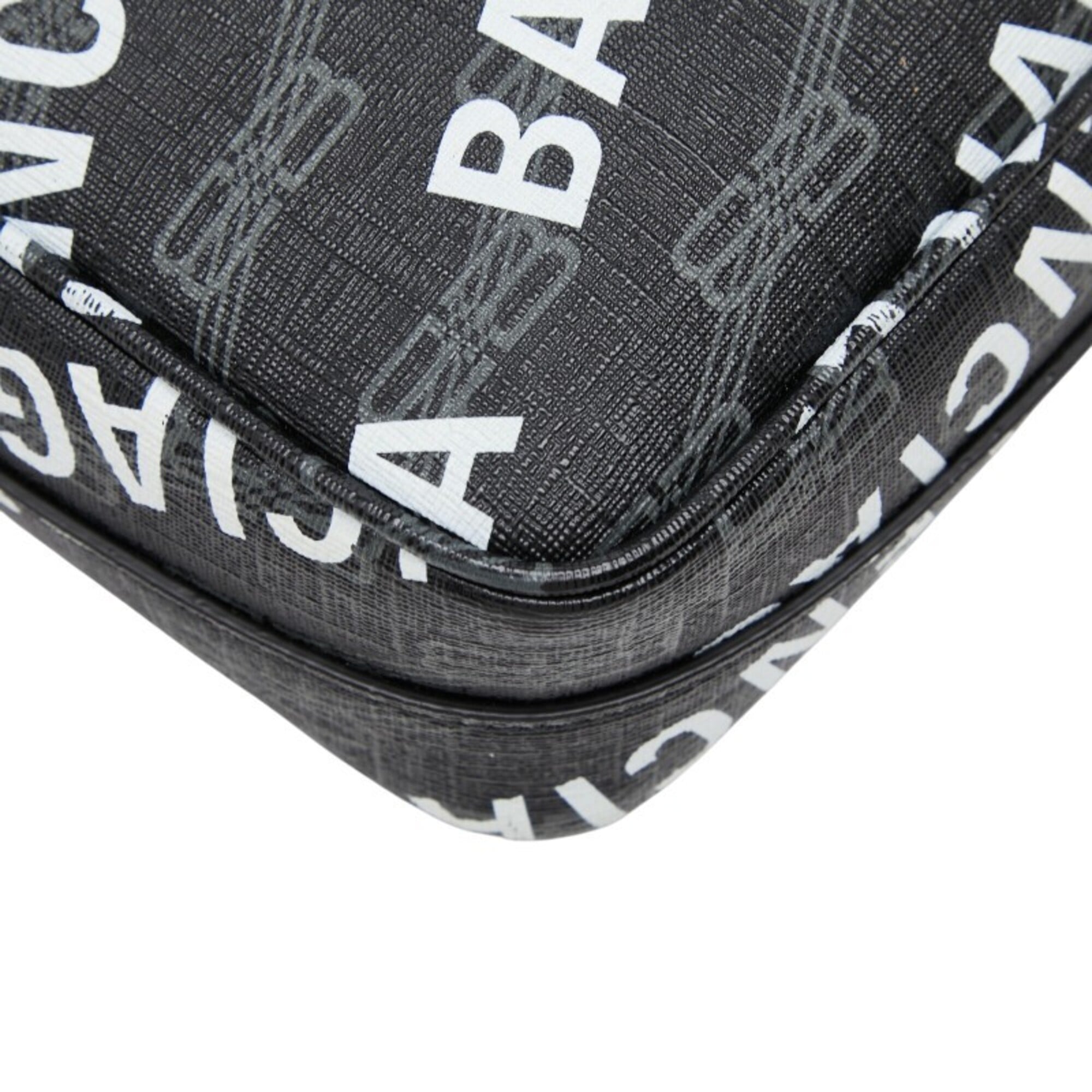 Balenciaga Black Pvc Shoulder Bag (Pre-Owned)