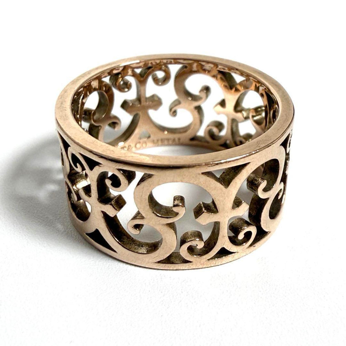 Tiffany Metal Band Ring (Pre-Owned)