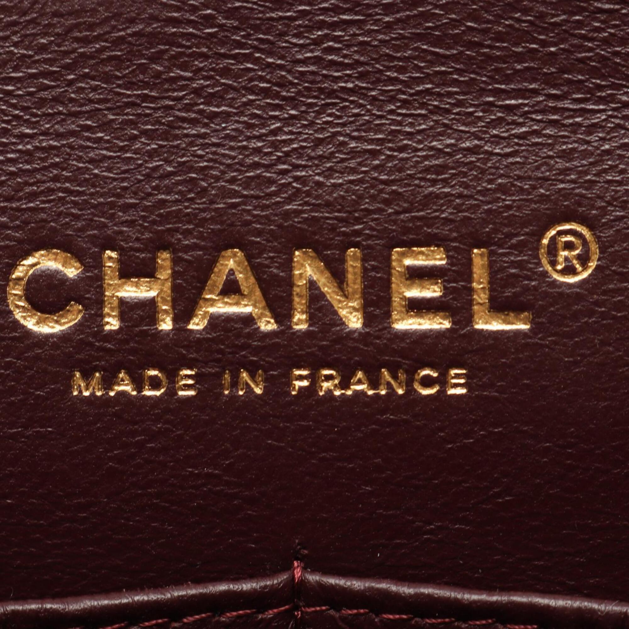 Chanel Black Grained Calfskin Handbag Shoulder Bag (Pre-Owned)