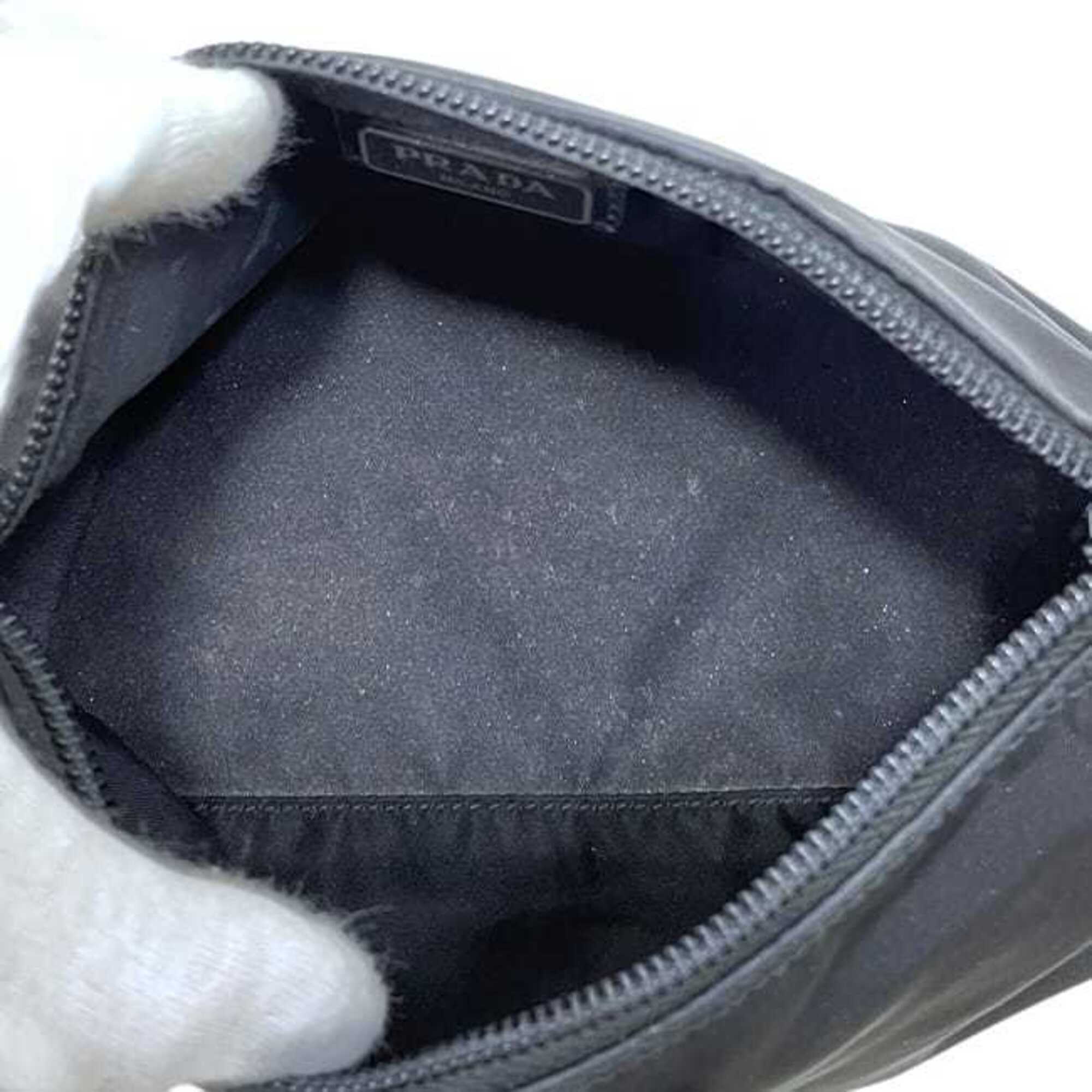 Prada Black Nero Nylon Pouch (Pre-Owned)