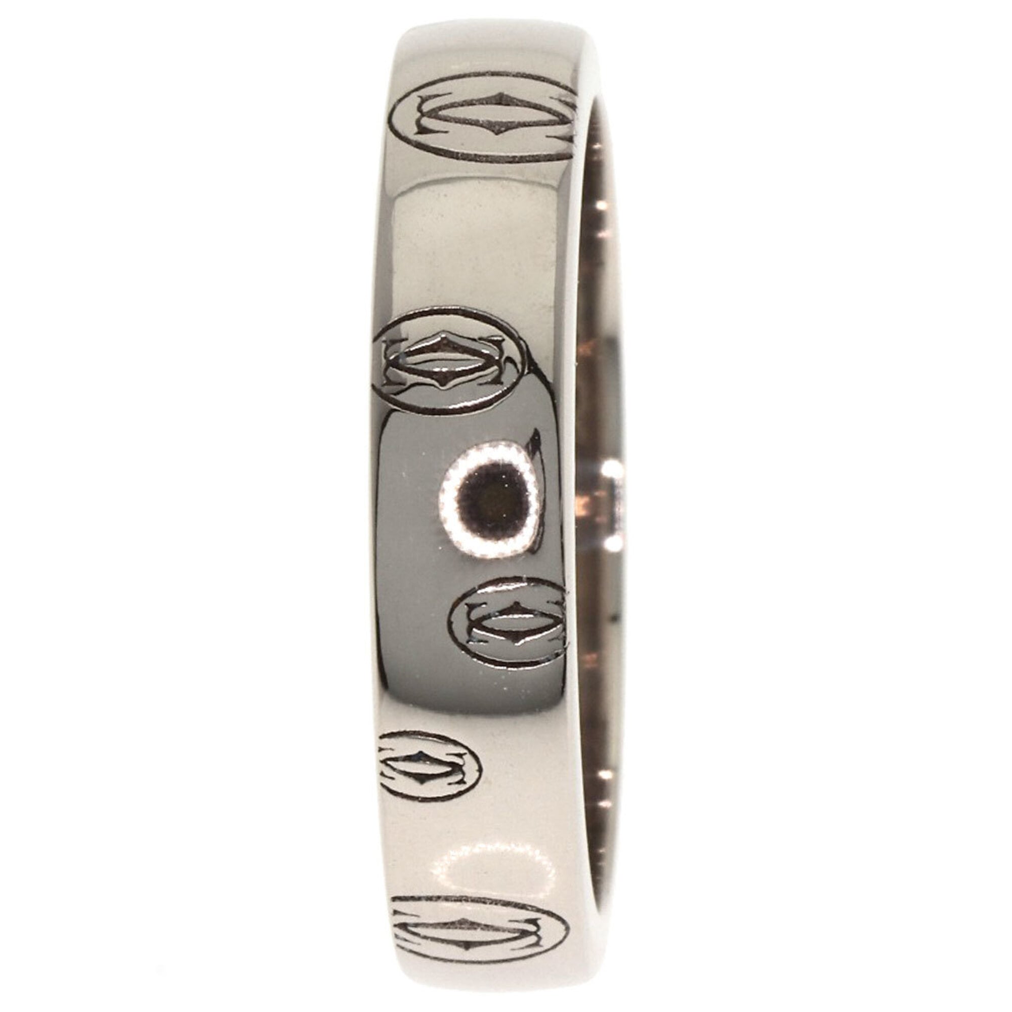 Cartier Happy Birthday White Gold (18K) Band Ring (Pre-Owned)