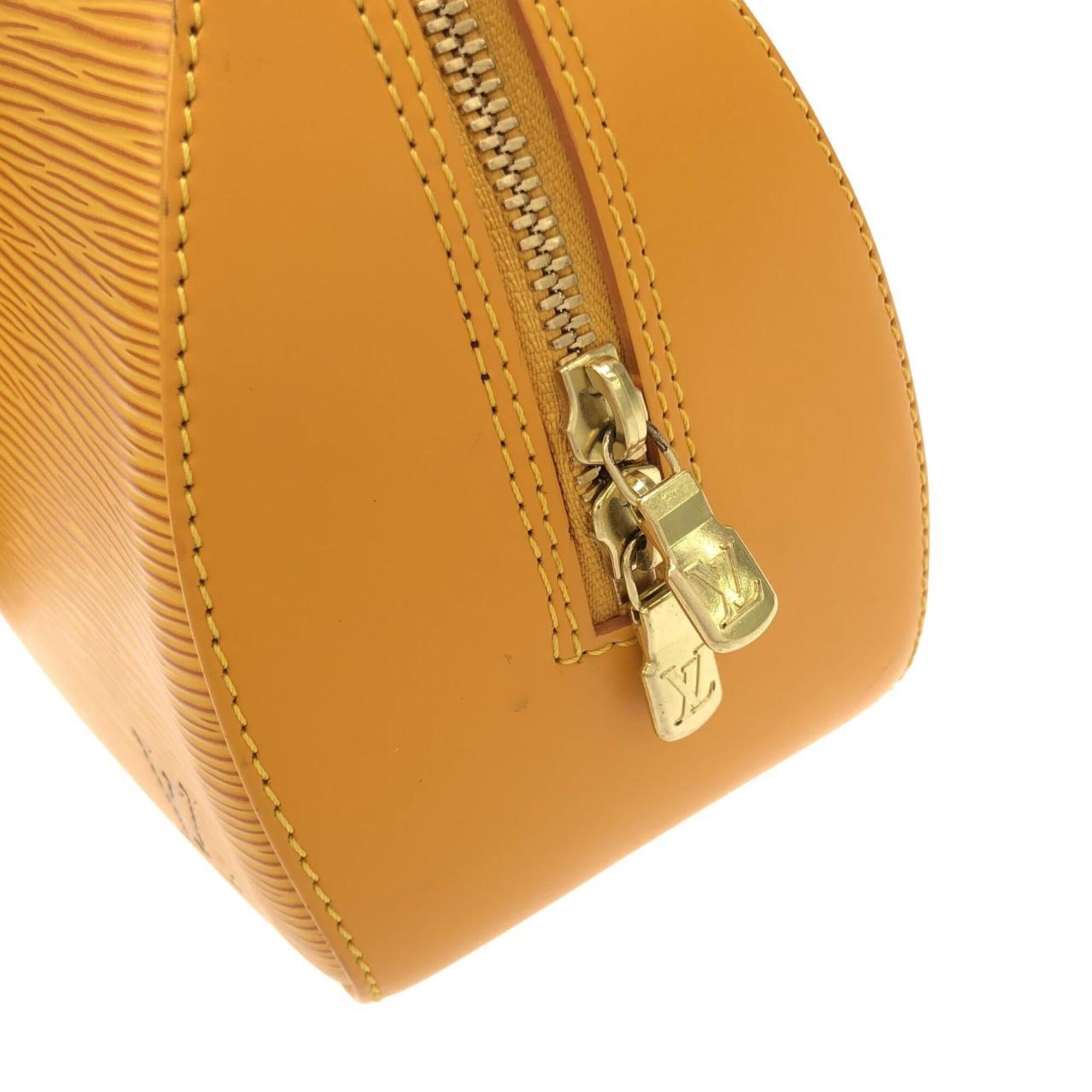 Louis Vuitton Yellow Leather Handbag (Pre-Owned)