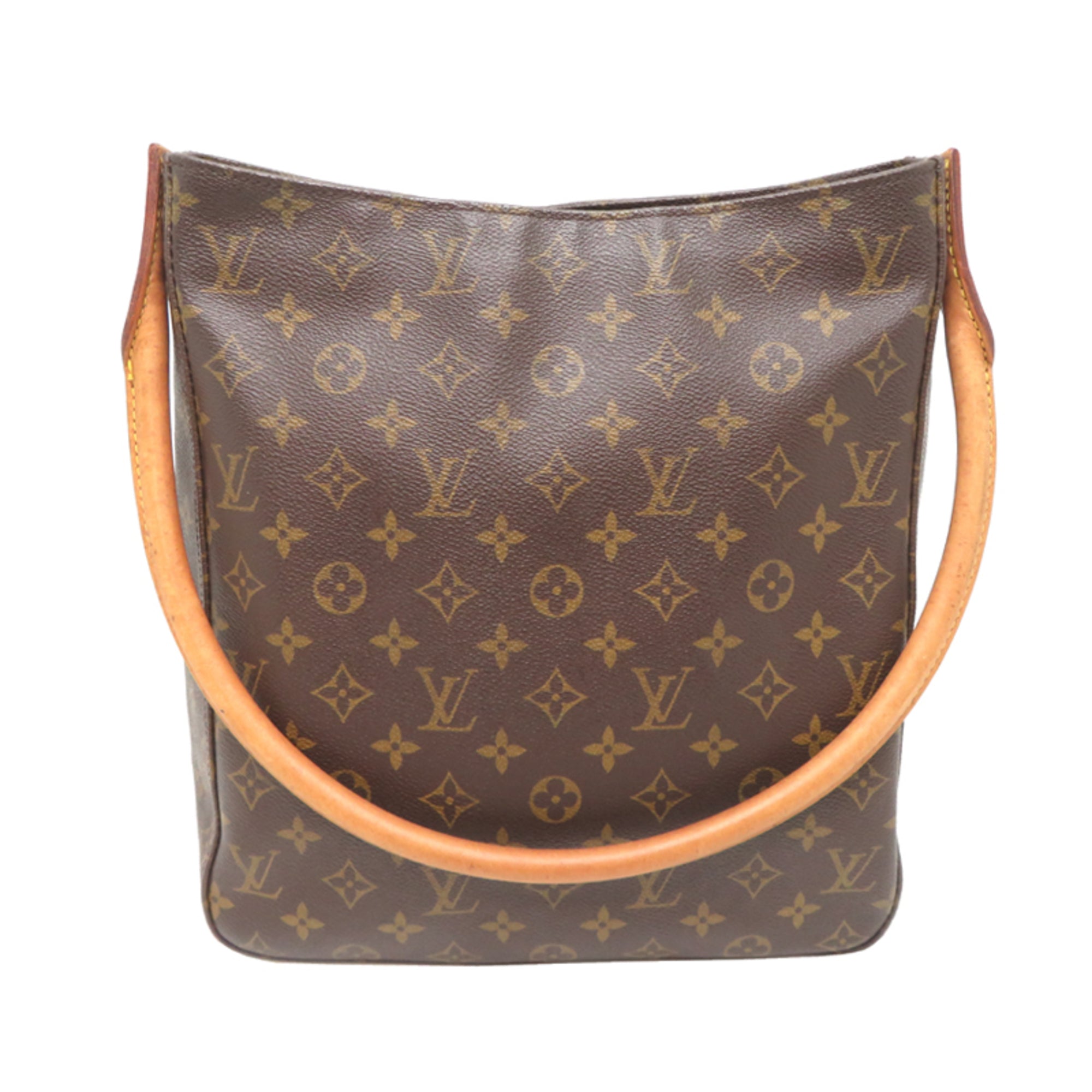 Louis Vuitton Brown Monogram Shoulder Bag (Pre-Owned)