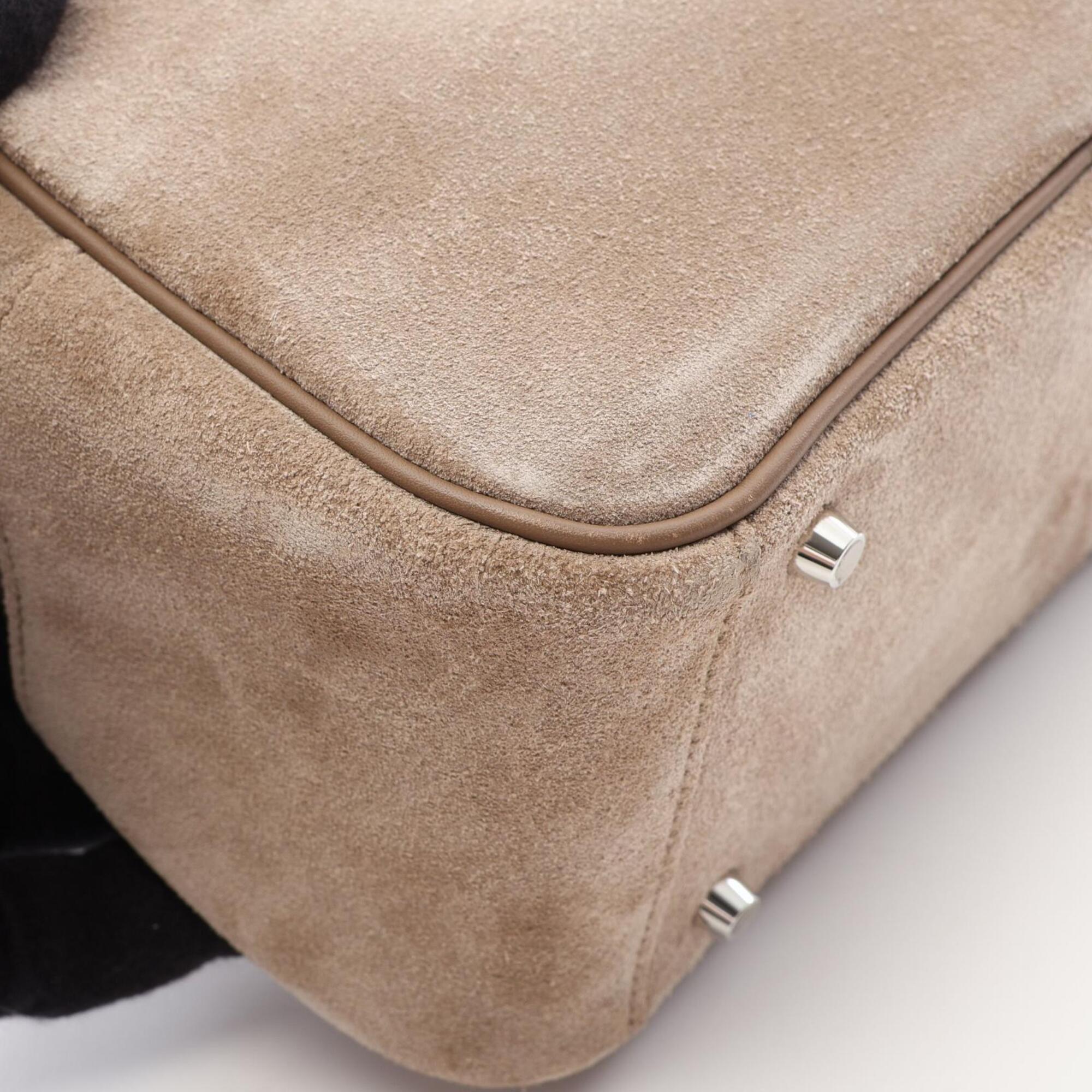Hermes Beige Swift Leather Leather Handbag Shoulder Bag (Pre-Owned)