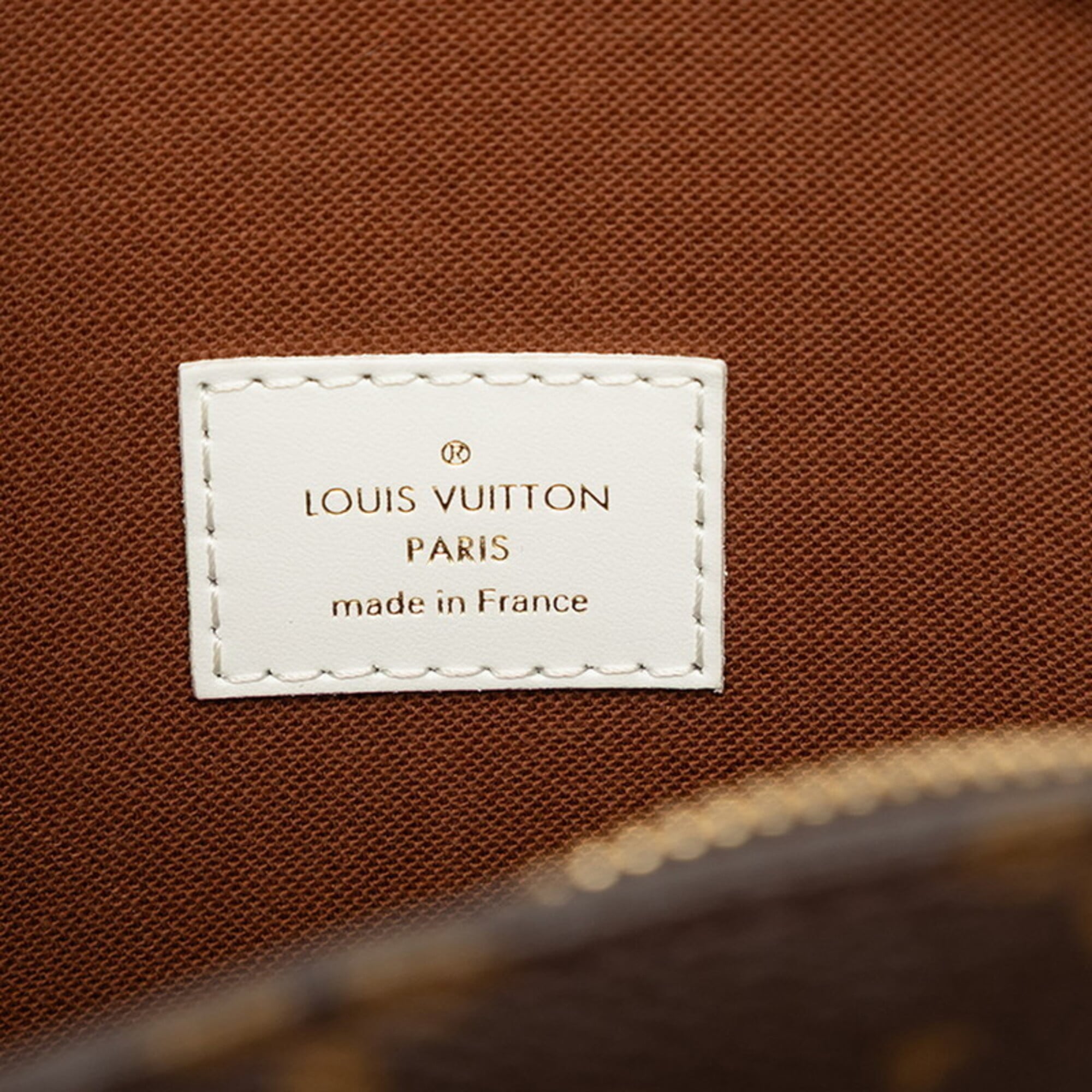 Louis Vuitton Brown Monogram White Monogram Handbag Pouch Shoulder Bag (Pre-Owned)