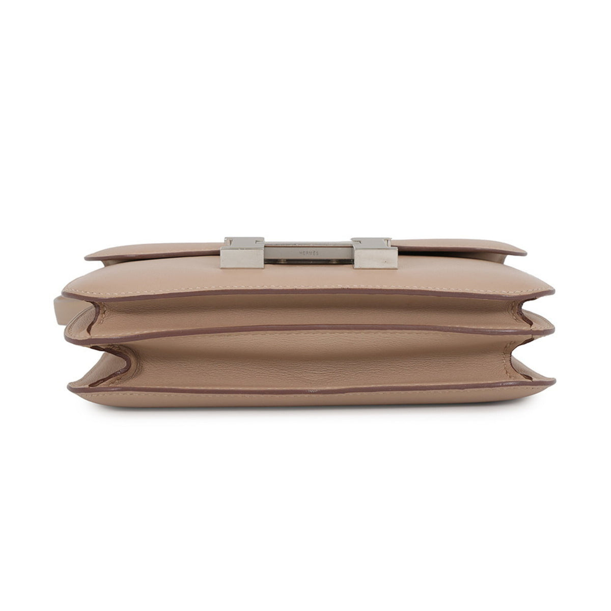 Hermes Argile Swift Leather Shoulder Bag (Pre-Owned)