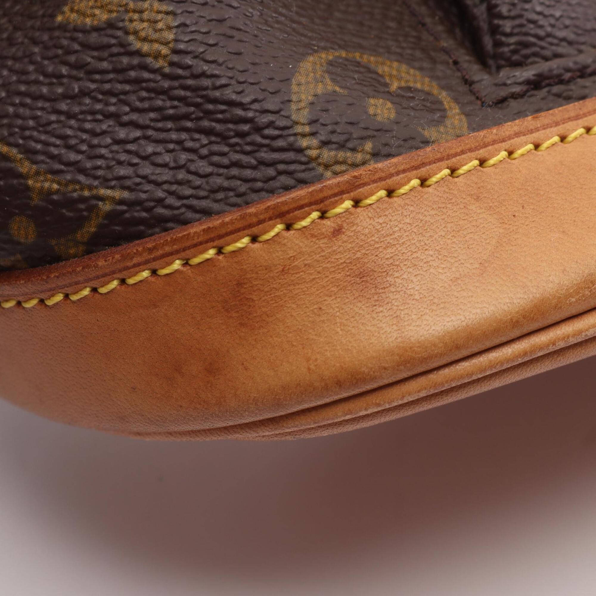 Louis Vuitton Brown Monogram Coated Canvas Leather Backpack (Pre-Owned)