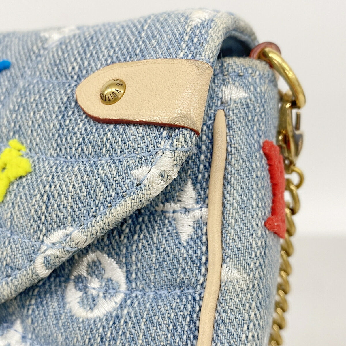 Louis Vuitton Light Blue Shoulder Bag (Pre-Owned)