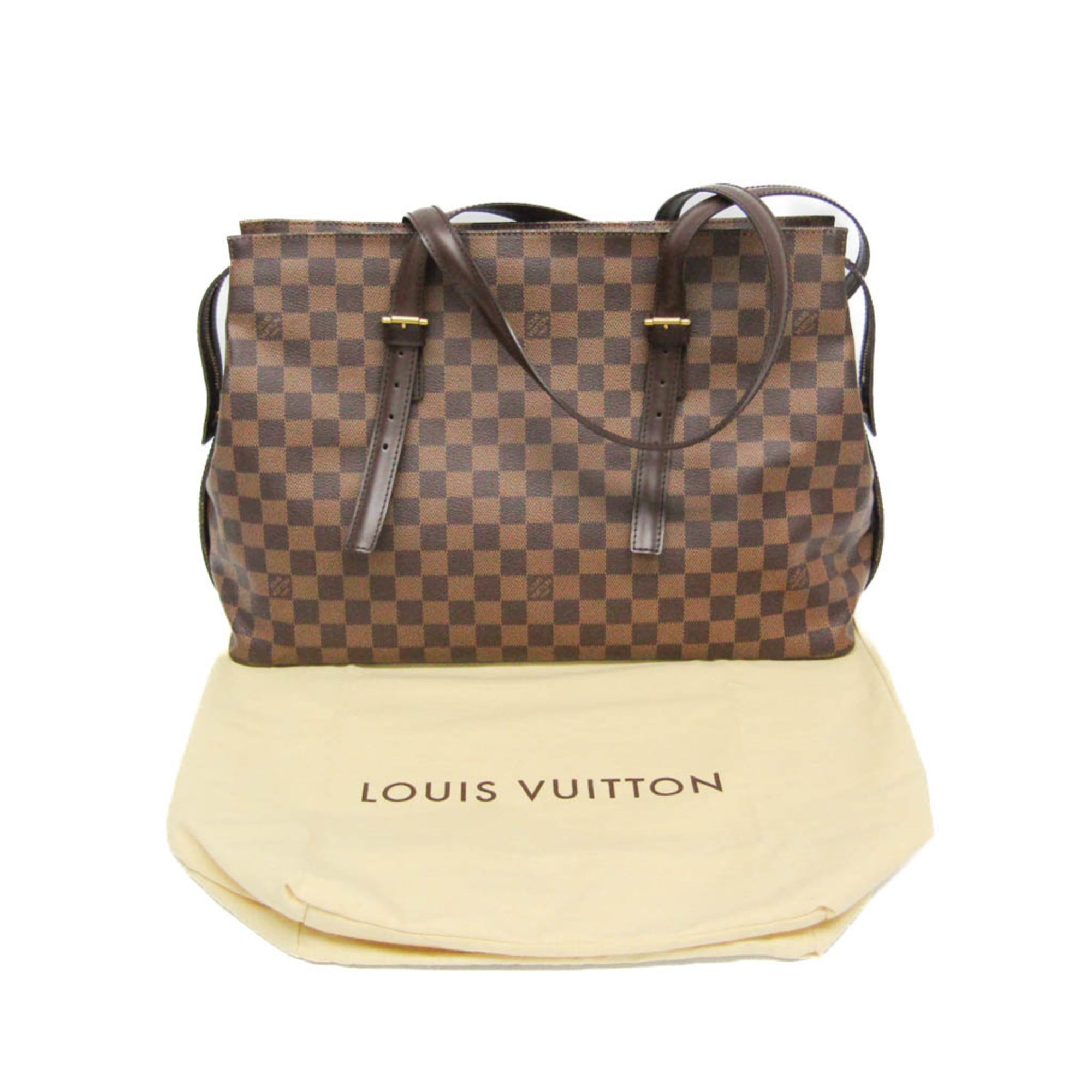 Louis Vuitton Damier Ebene Damier Canvas Shoulder Bag (Pre-Owned)