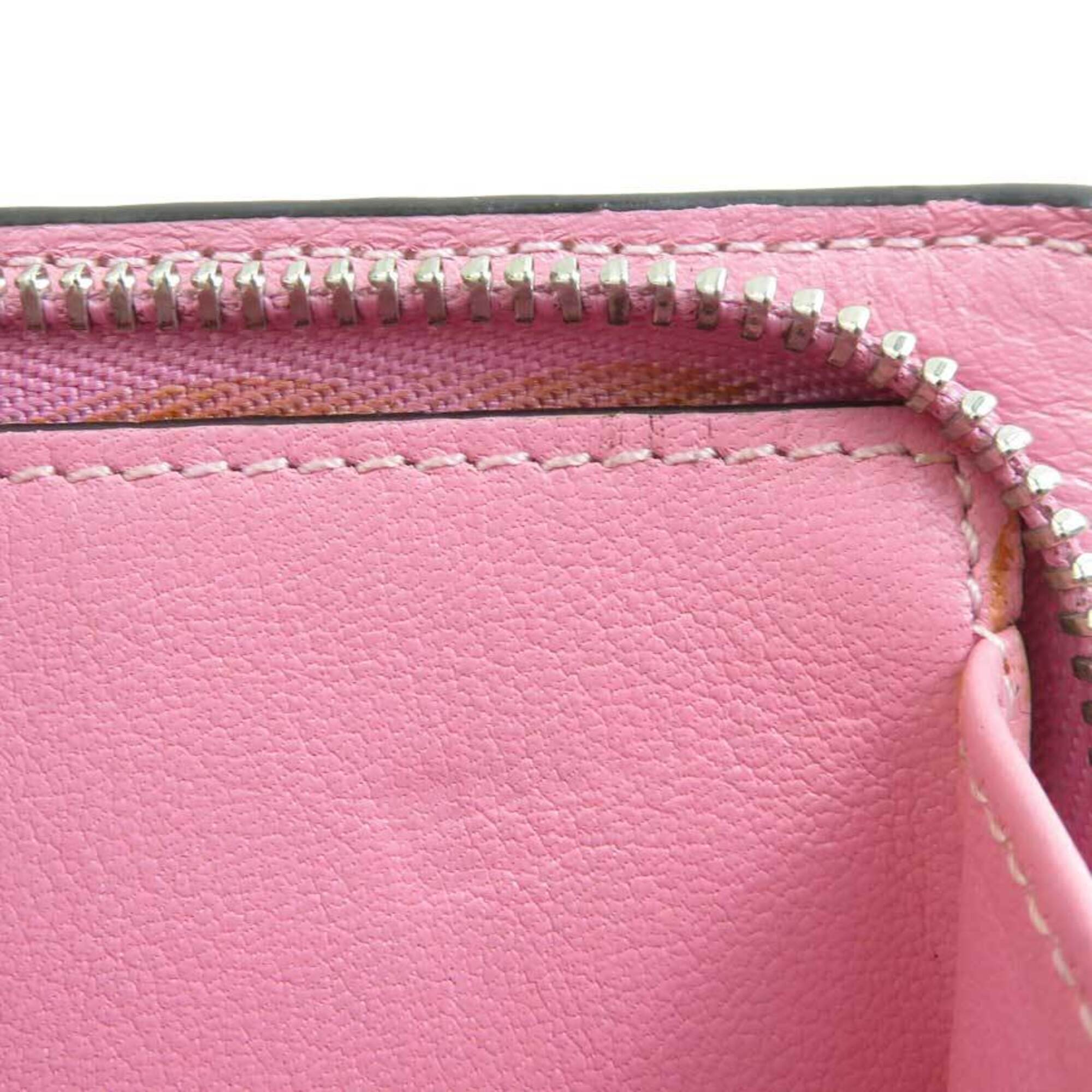 Loewe Pink Coated Canvas Wallet (Bi-Fold) (Pre-Owned)