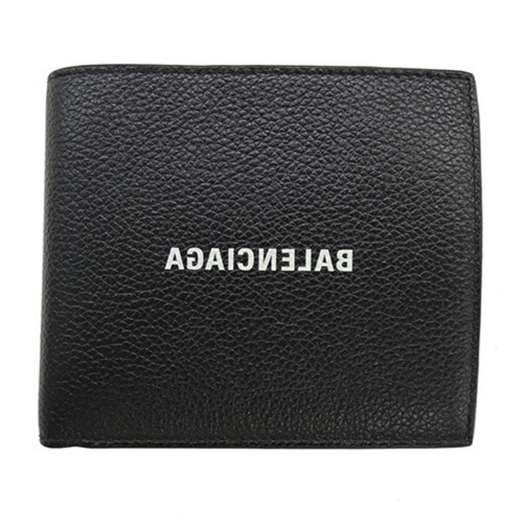 Balenciaga Black Leather Wallet (Bi-Fold) (Pre-Owned)