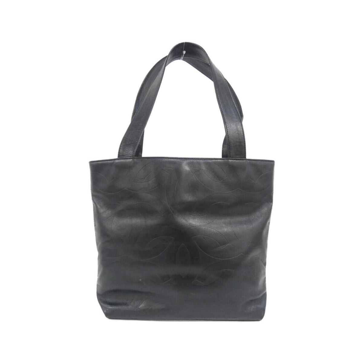 Chanel Black Leather Handbag (Pre-Owned)