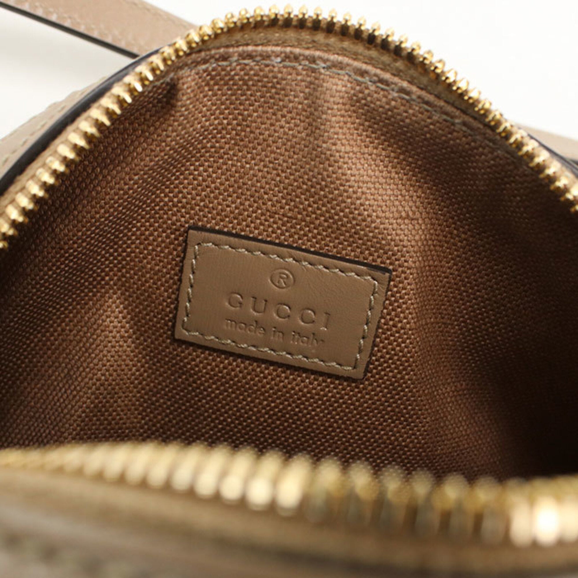 Gucci Beige Pvc Leather Shoulder Bag (Pre-Owned)