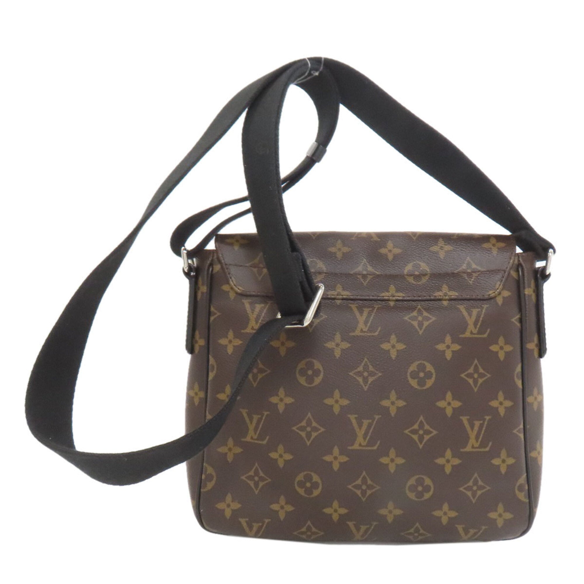 Louis Vuitton Black Brown Monogram Monogram Canvas Shoulder Bag (Pre-Owned)