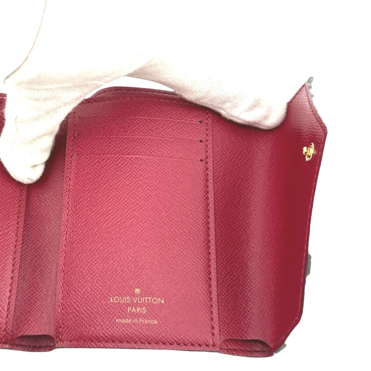 Louis Vuitton Monogram Red Color Monogram Coin Purse/Coin Case (Pre-Owned)