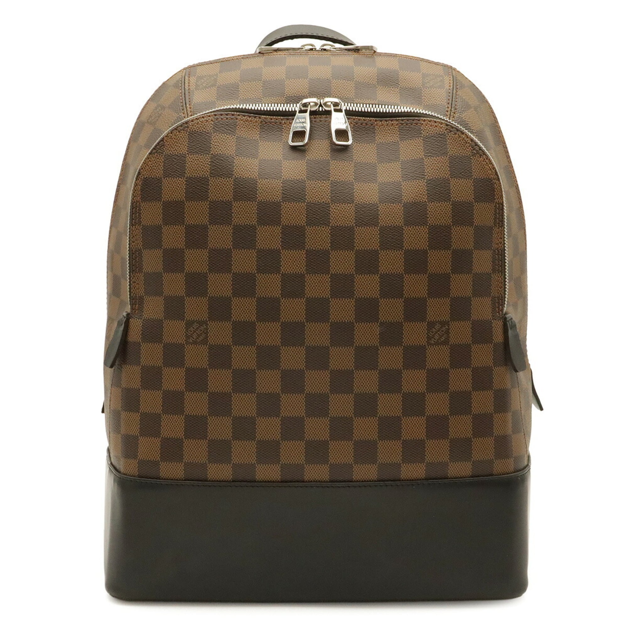 Louis Vuitton Black Brown Damier Canvas White Pvc Backpack Shoulder Bag (Pre-Owned)