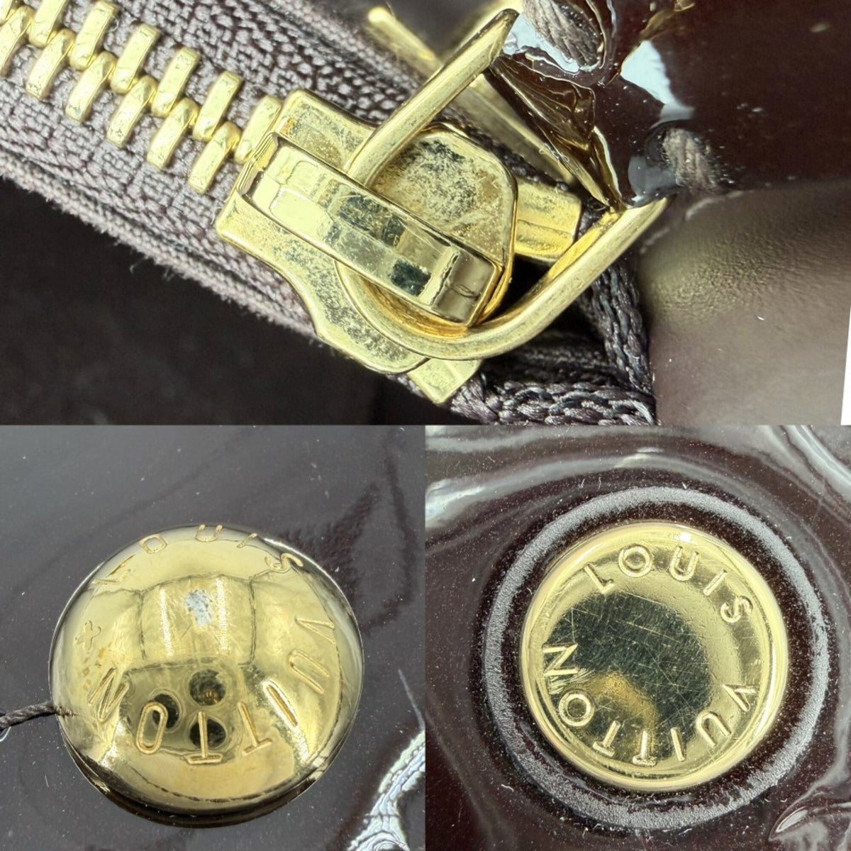Louis Vuitton Monogram Vernis Amarante Monogram Vernis Handbag Shoulder Bag (Pre-Owned)
