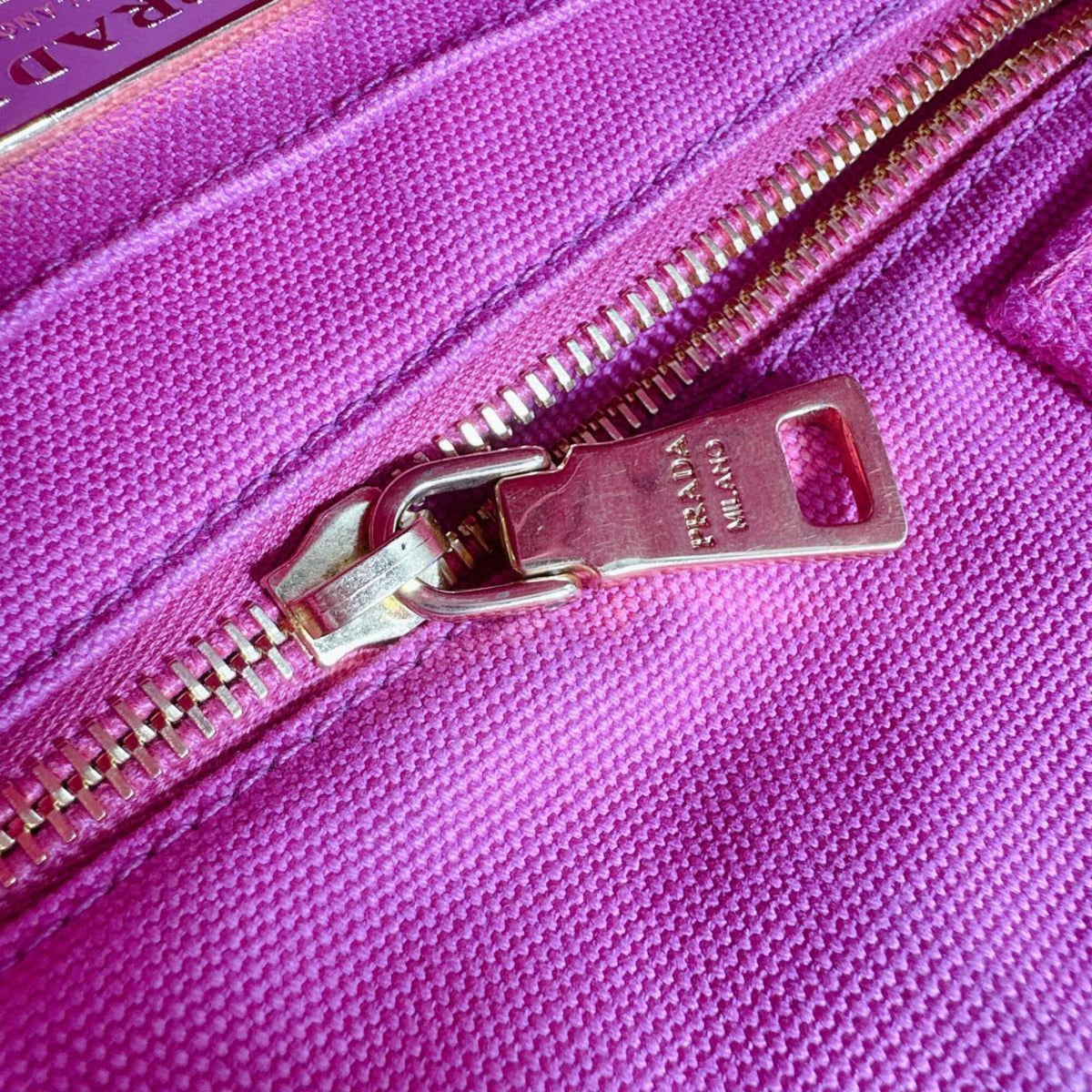 Prada Pink Denim Tote Bag (Pre-Owned)