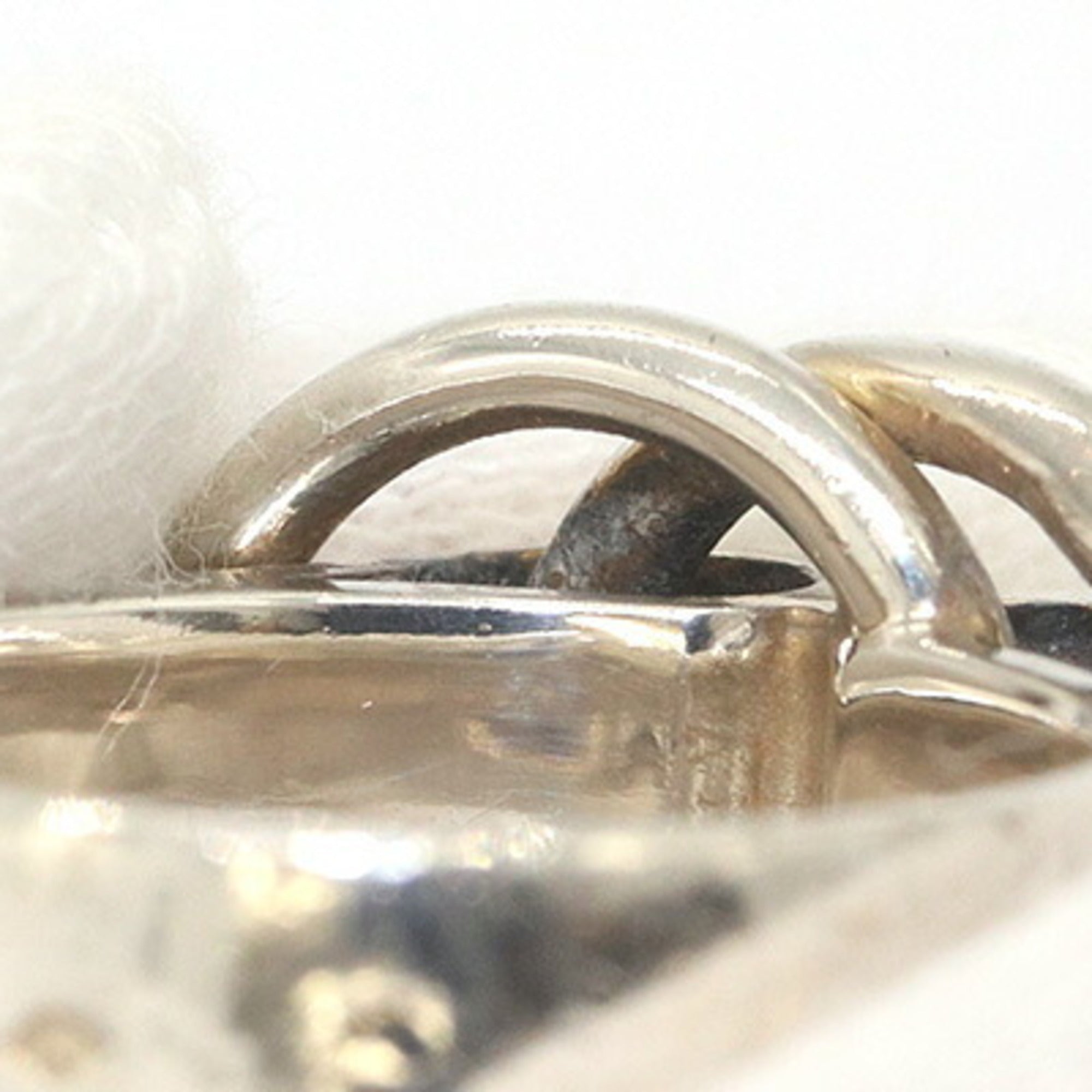 Hermes Sterling Silver 925 Band Ring (Pre-Owned)
