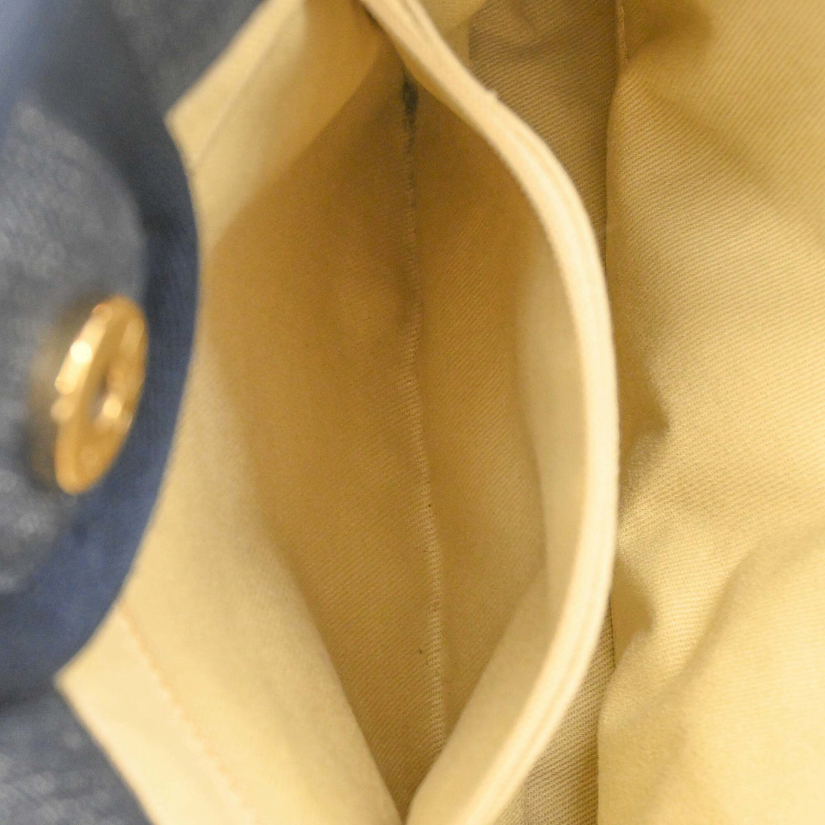 Chanel Deauville Navy Canvas Tote Bag (Pre-Owned)