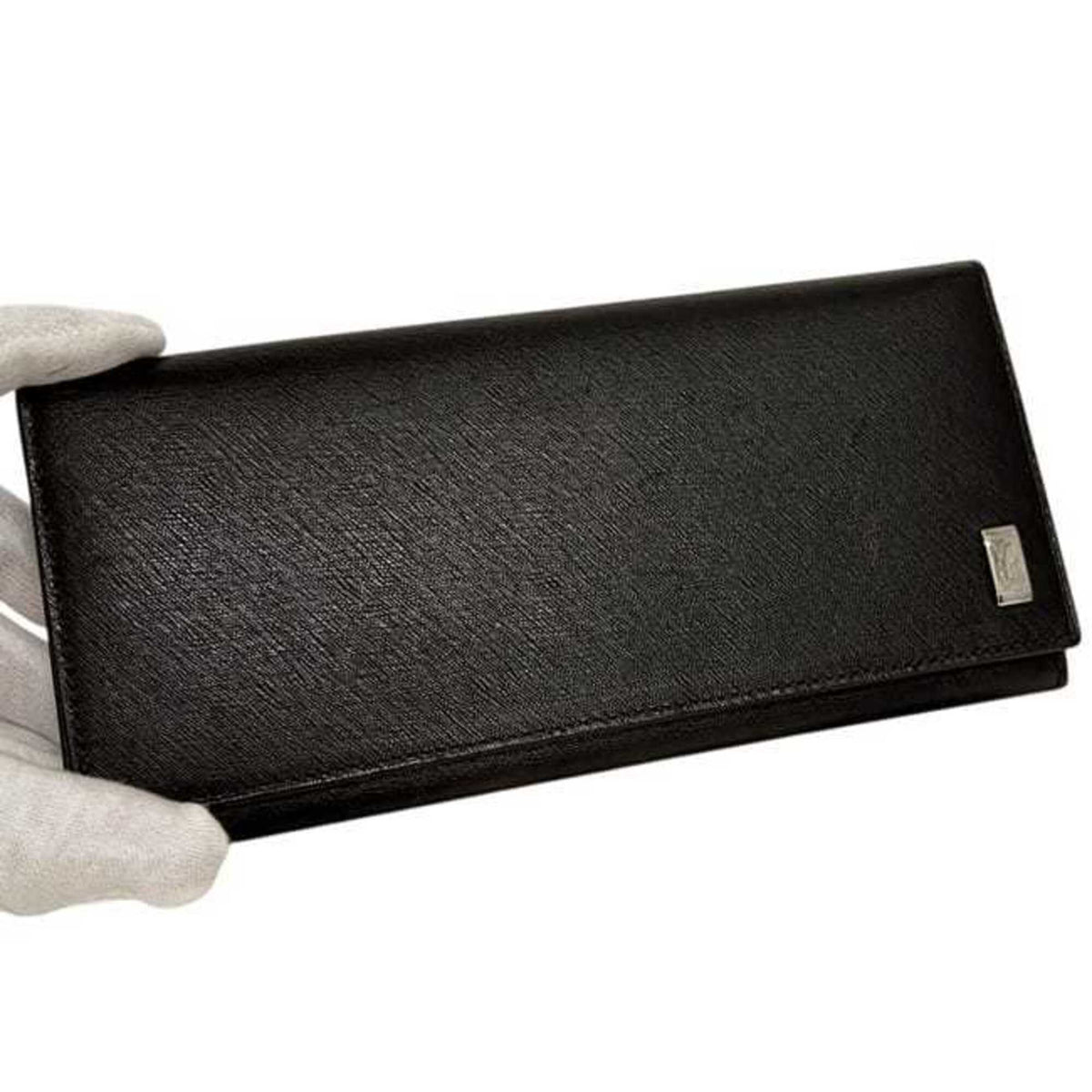 Dunhill Brown Dark Brown Leather Long Wallet (Bi-Fold) (Pre-Owned)