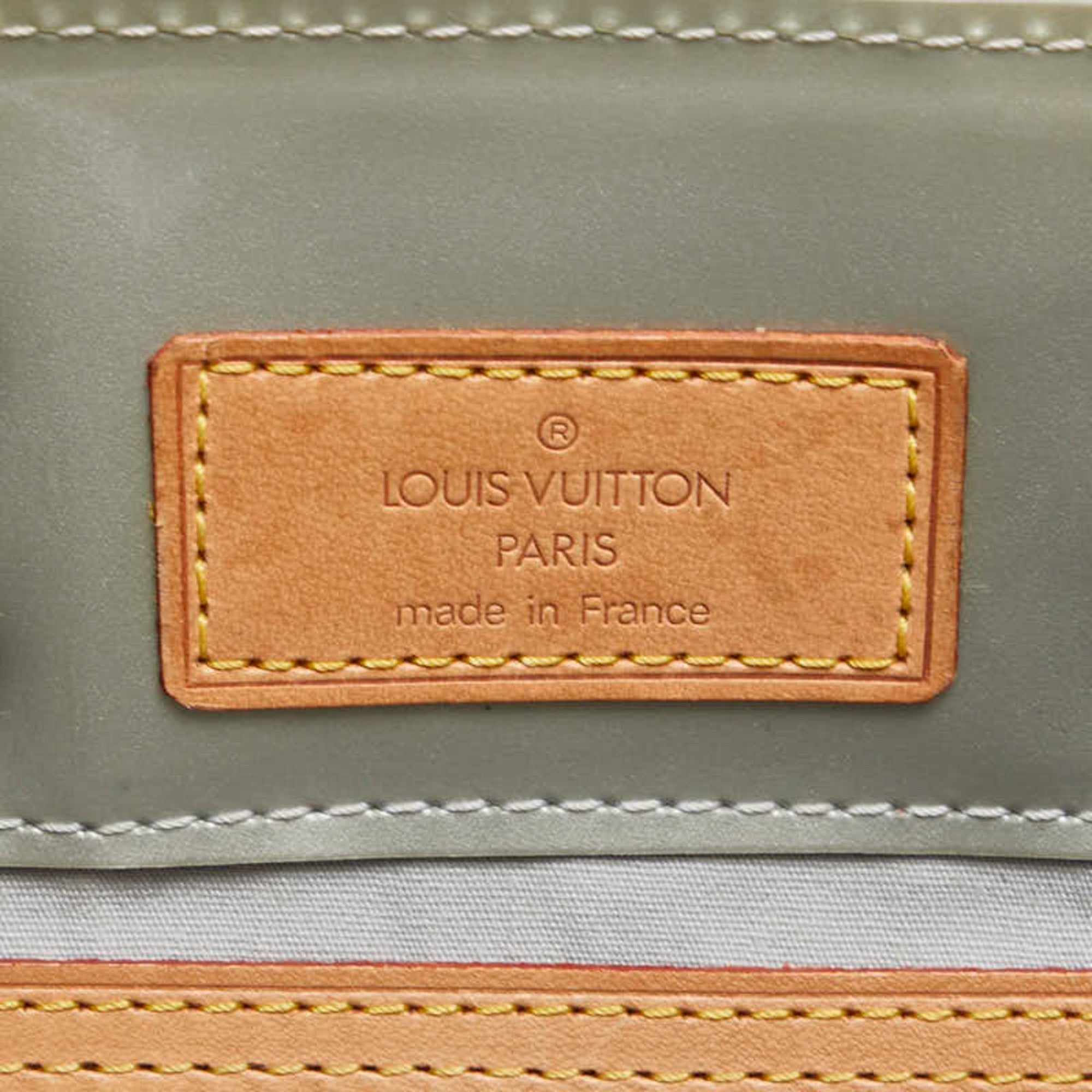 Louis Vuitton Monogram Vernis Gris Patent Leather Handbag (Pre-Owned)