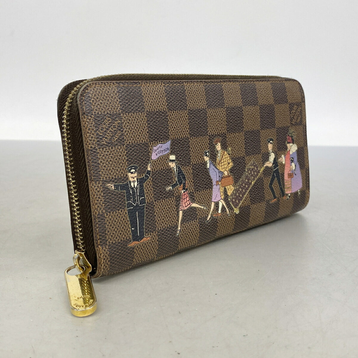 Louis Vuitton Violet Long Wallet (Bi-Fold) (Pre-Owned)