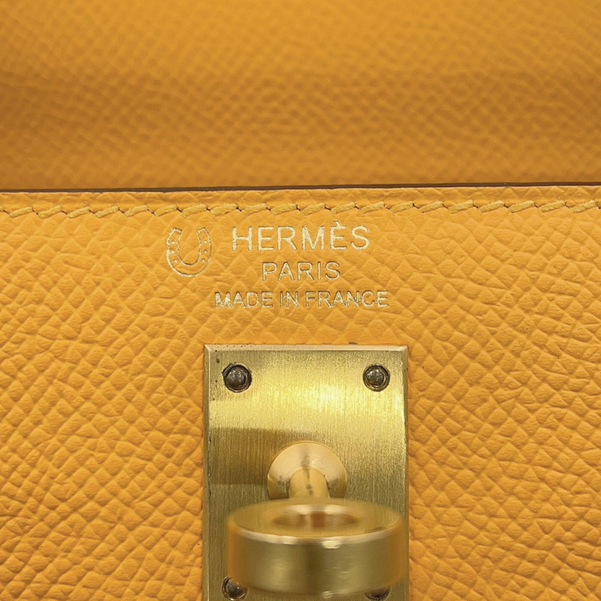 Hermes Kelly Blue Royal Epsom Leather Handbag (Pre-Owned)