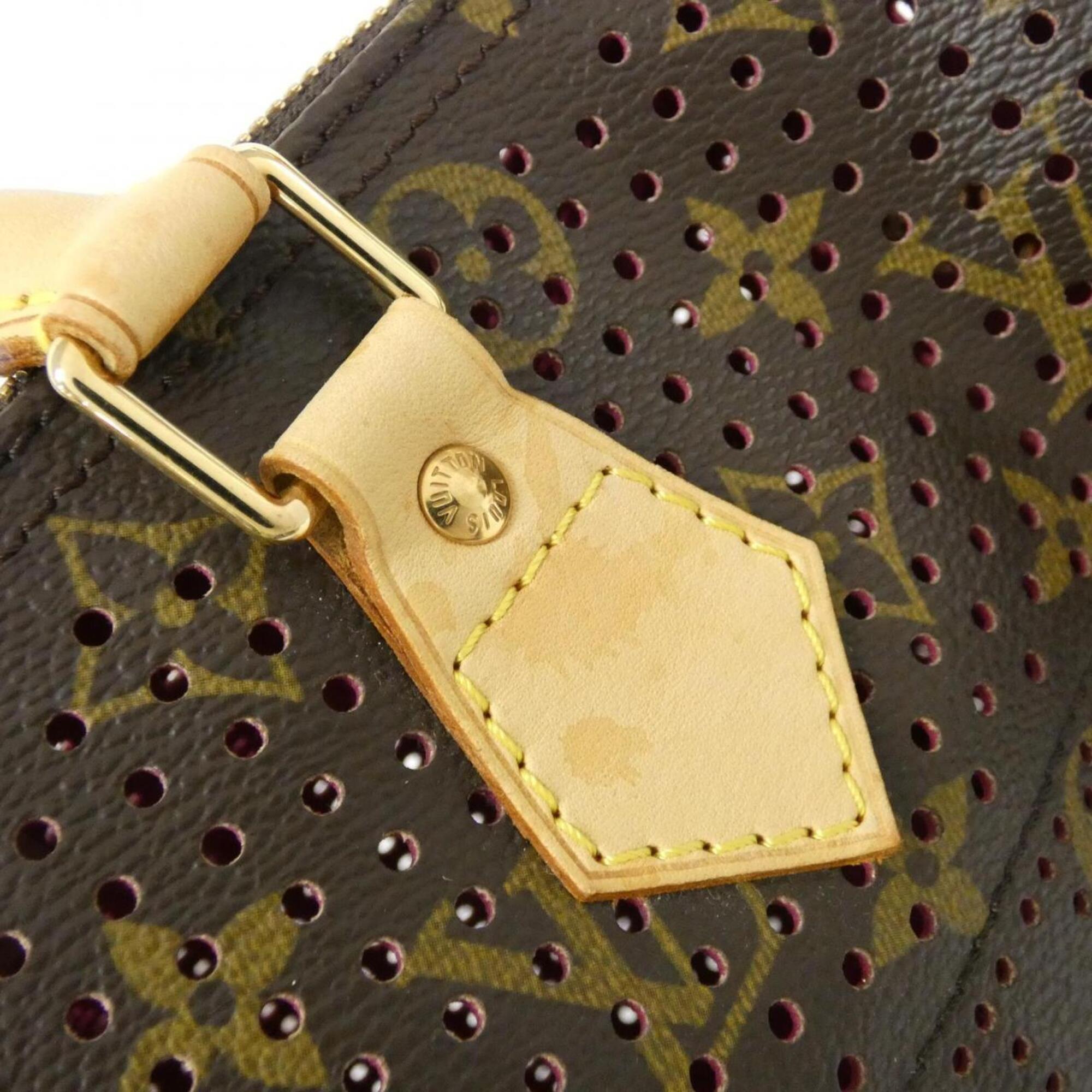 Louis Vuitton Fuchsia Marron Monogram Monogram Perforated Boston Bag (Pre-Owned)