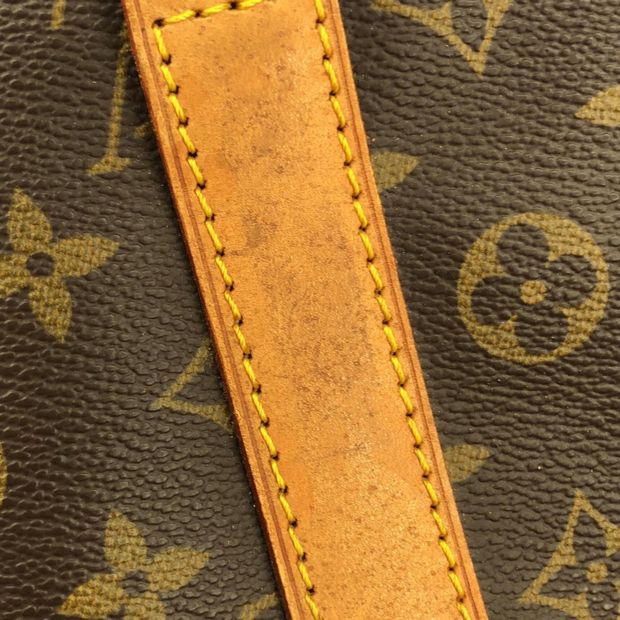 Louis Vuitton Brown Coated Canvas Boston Bag (Pre-Owned)