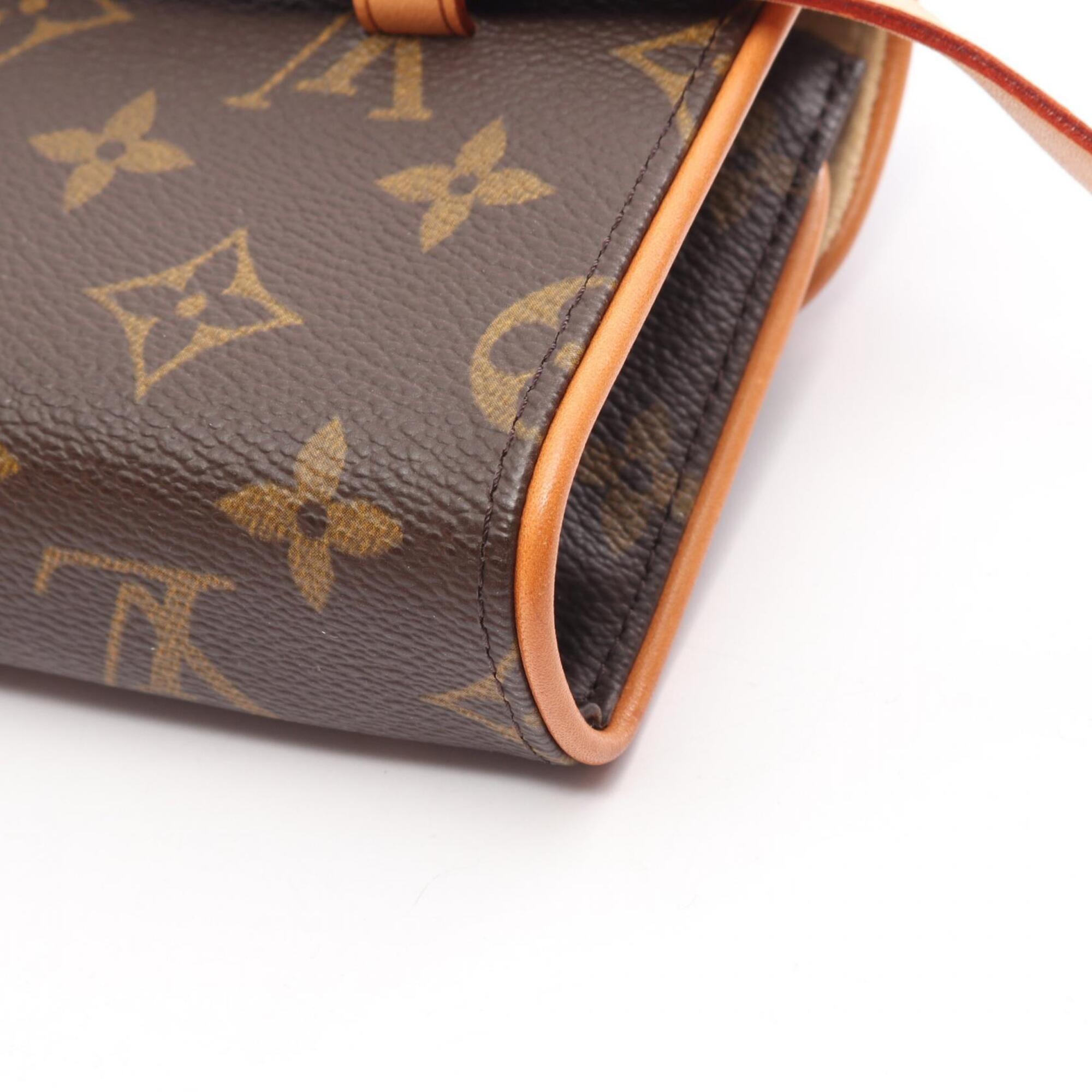 Louis Vuitton Brown Coated Canvas Pvc Monogram Leather Fanny Pack Handbag Sling Bag (Pre-Owned)