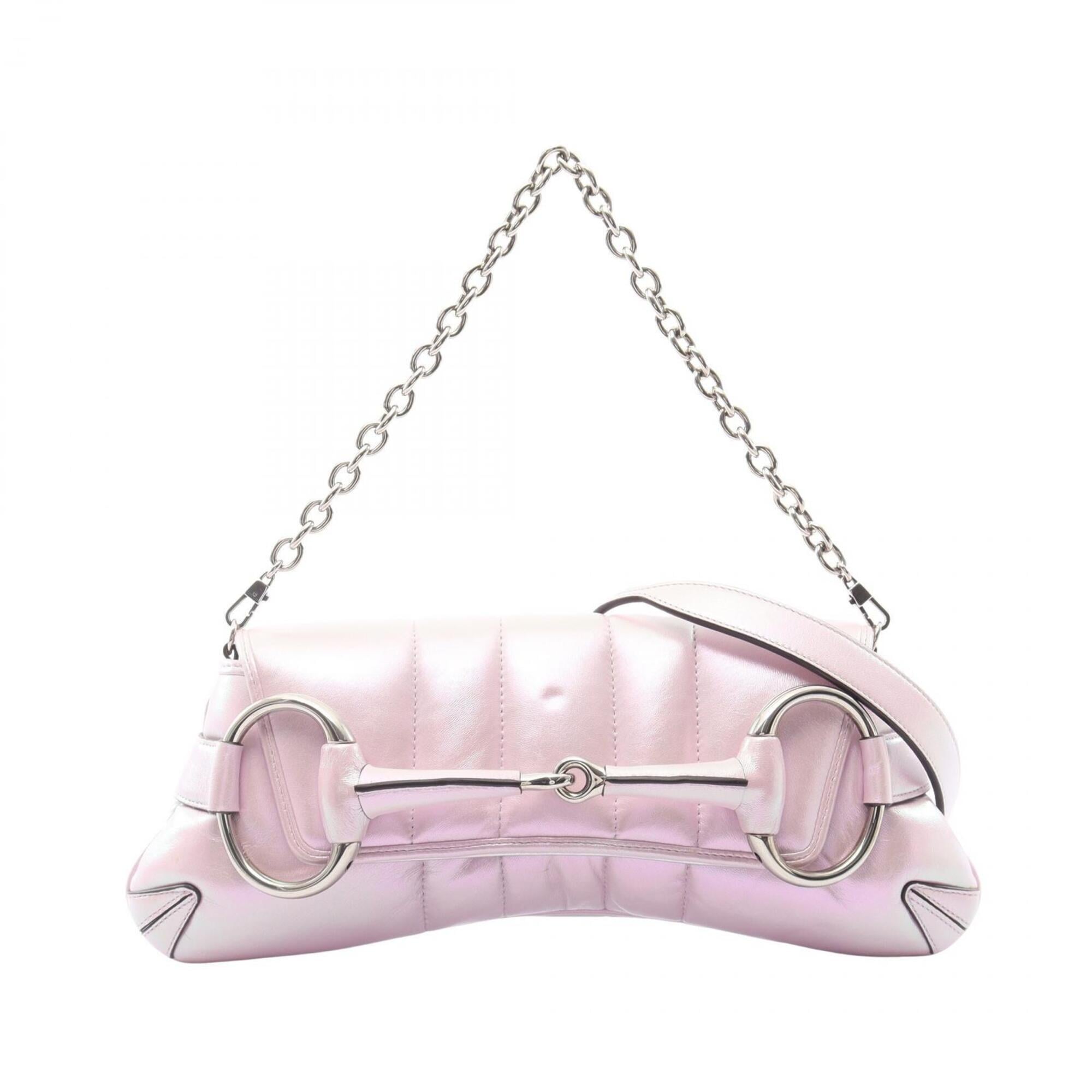Gucci Pink Leather Handbag (Pre-Owned)