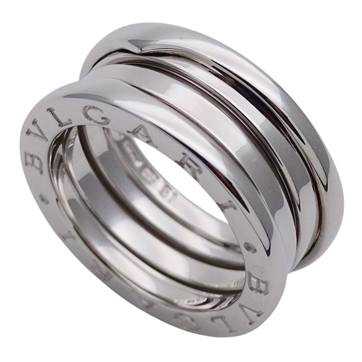 Bvlgari B.Zero1 White Gold White Gold (18K) Band Ring (Pre-Owned)