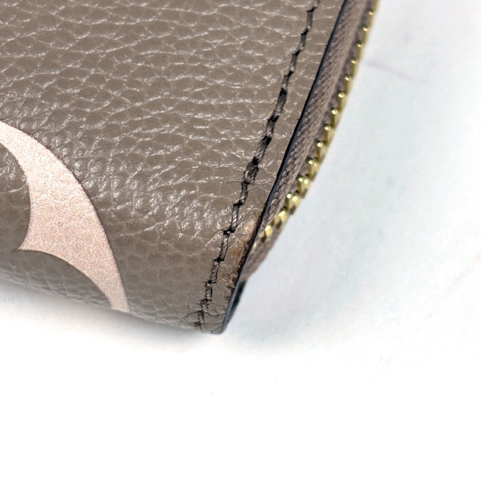 Louis Vuitton Cream Tourterelle Monogram Long Wallet (Bi-Fold) (Pre-Owned)