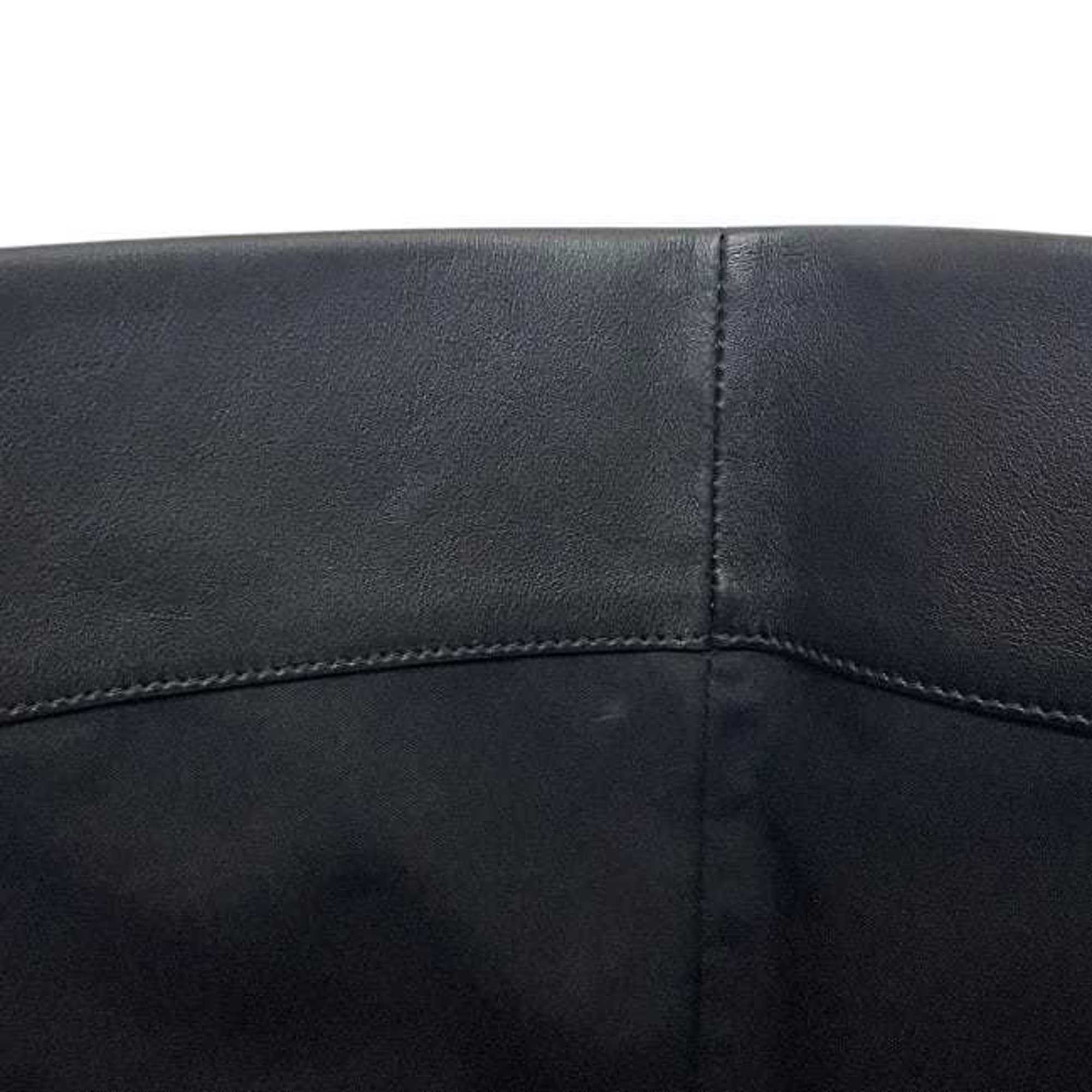 Balenciaga Black White Canvas Leather Tote Bag (Pre-Owned)