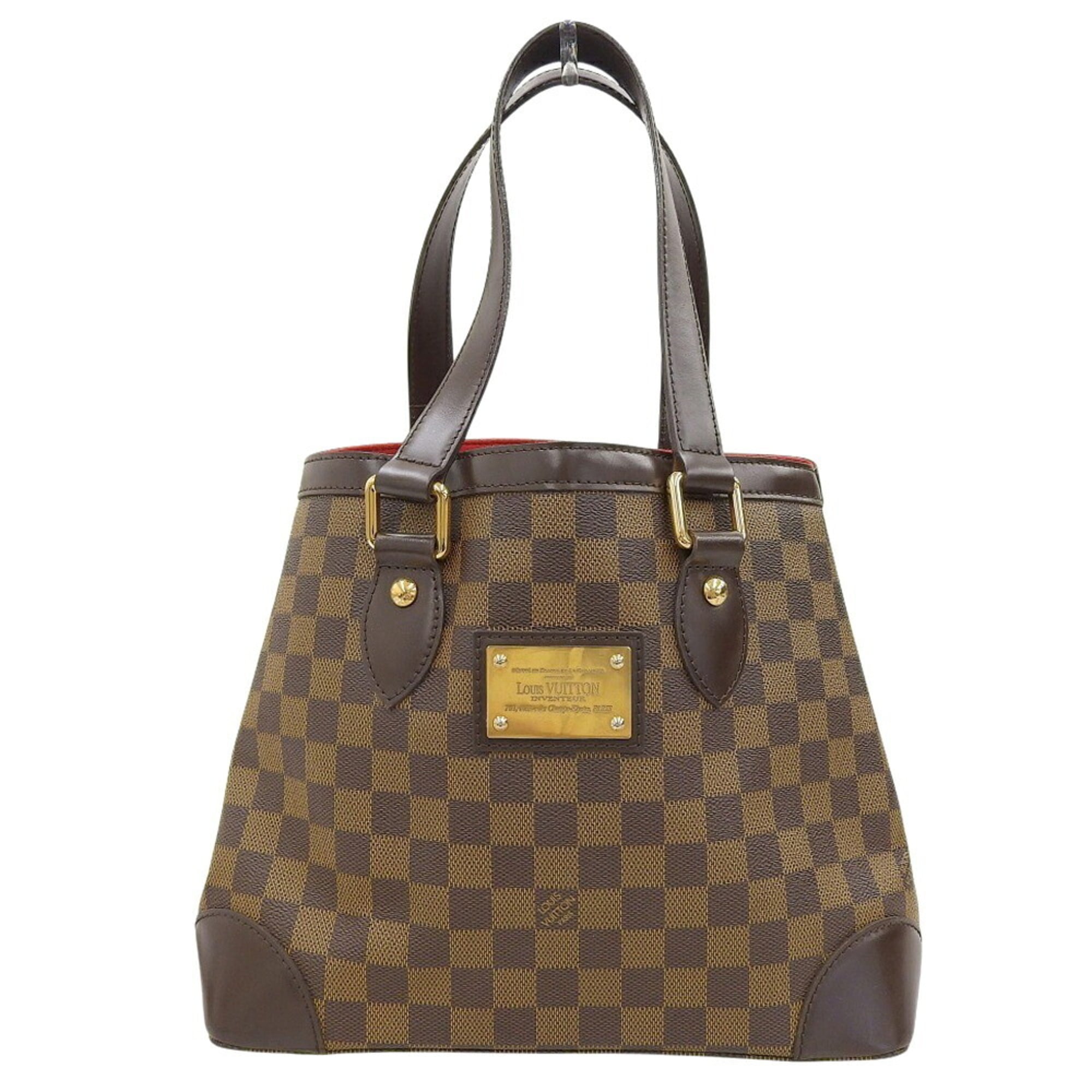Louis Vuitton Damier Canvas Ebene Pvc Handbag Tote Bag (Pre-Owned)