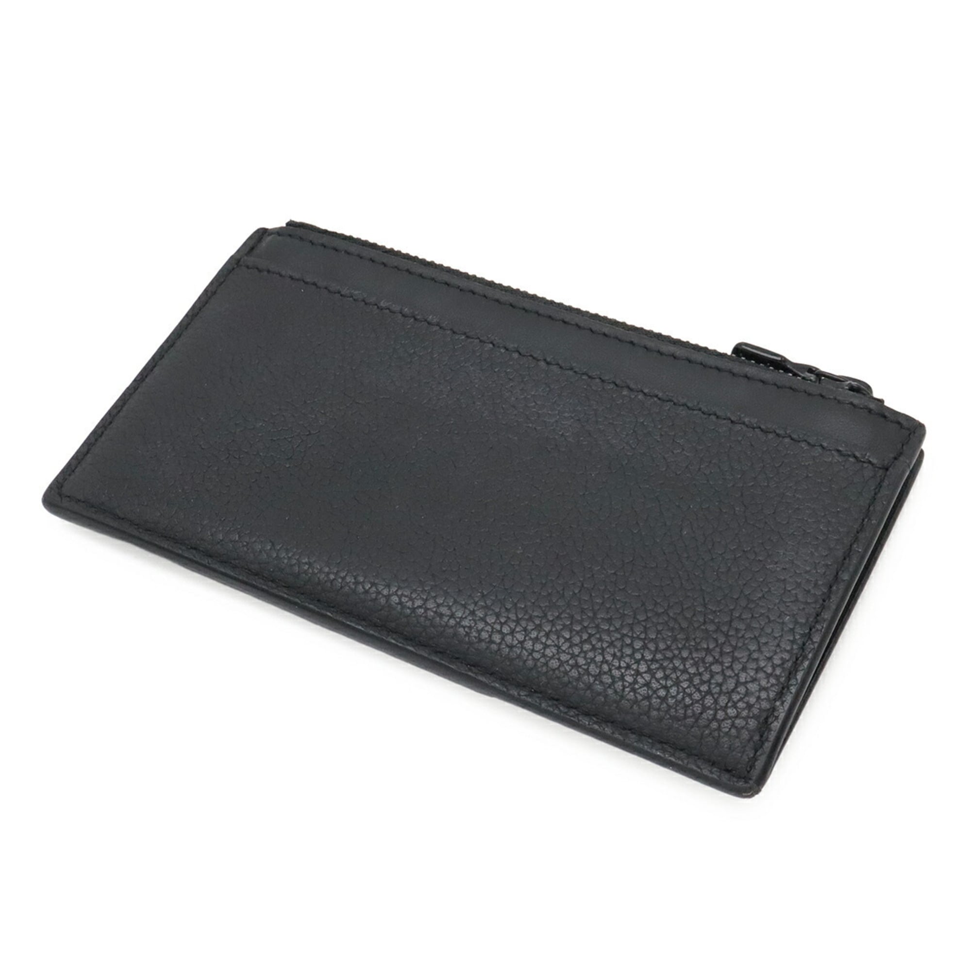 Louis Vuitton Black Noir Leather Coin Purse/Coin Case (Pre-Owned)