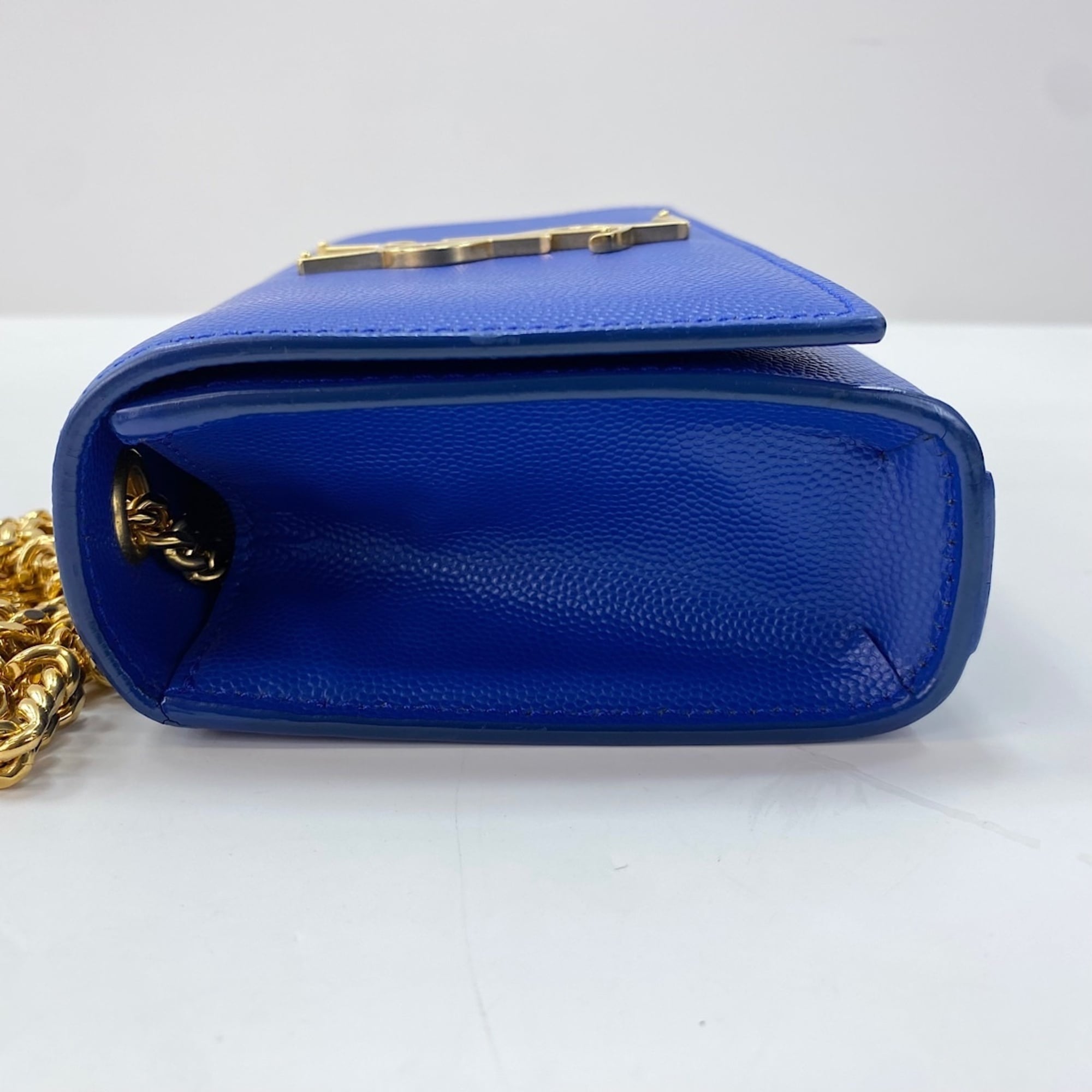 Yves Saint Laurent Blue Shoulder Bag (Pre-Owned)