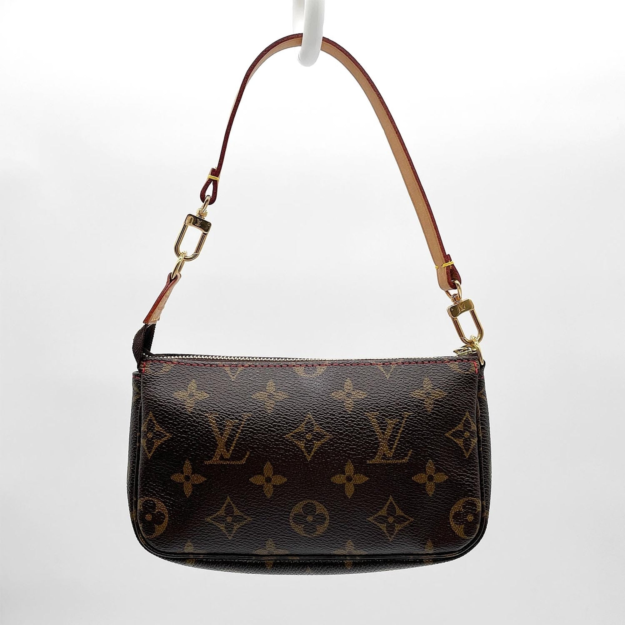 Louis Vuitton Brown Coated Canvas Pvc Handbag (Pre-Owned)