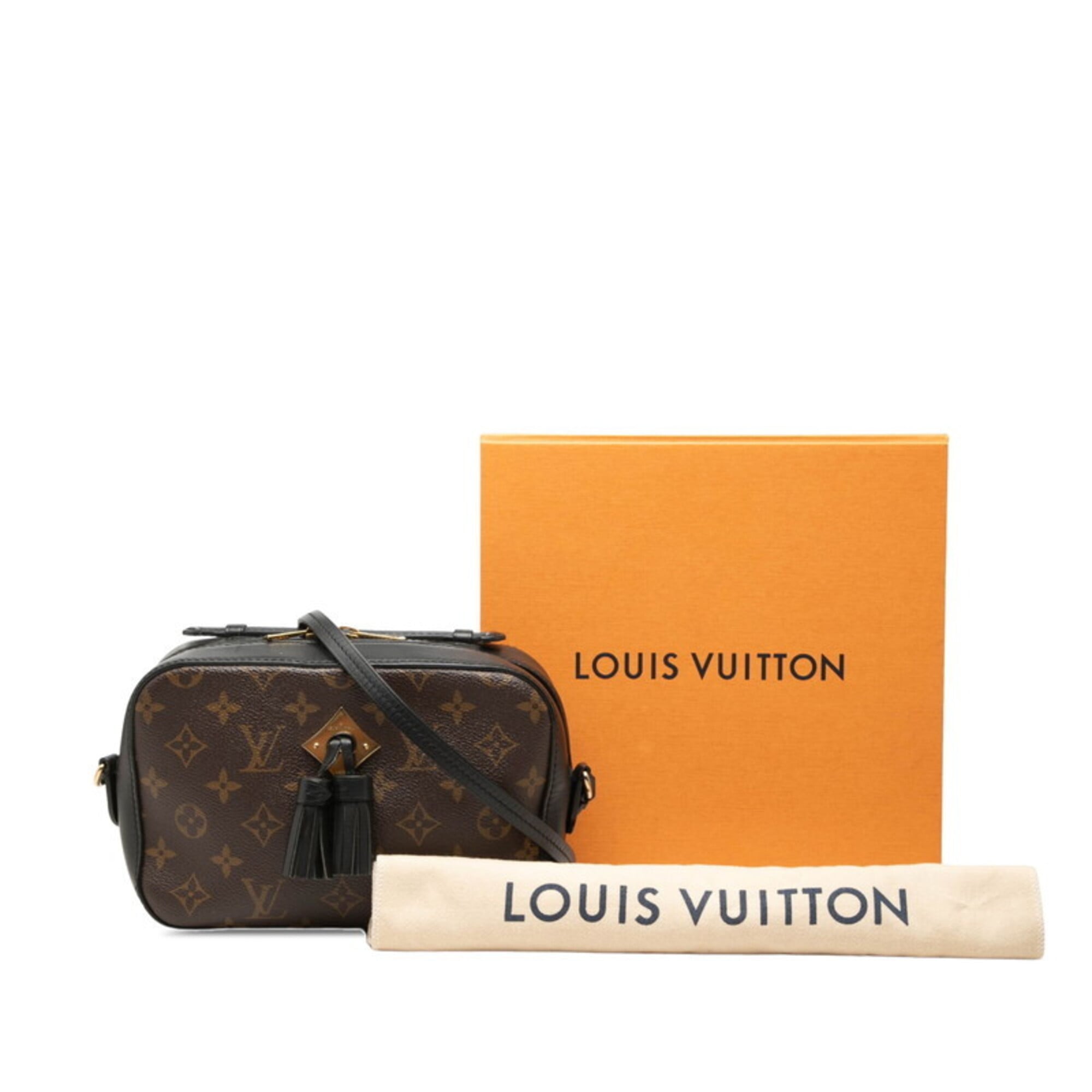 Louis Vuitton Monogram Black Brown Noir Pvc Leather Handbag Shoulder Bag (Pre-Owned)
